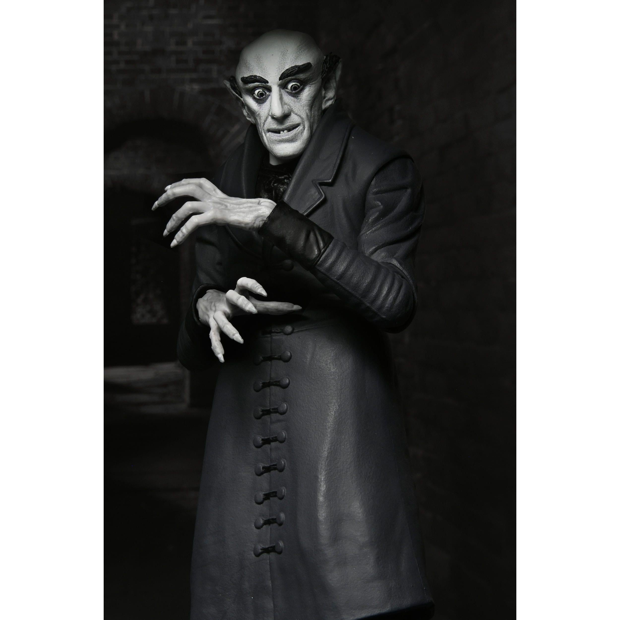 Nosferatu (1922): Ultimate Count Orlok (B&W)-Actionfiguren-NECA-Mighty Underground
