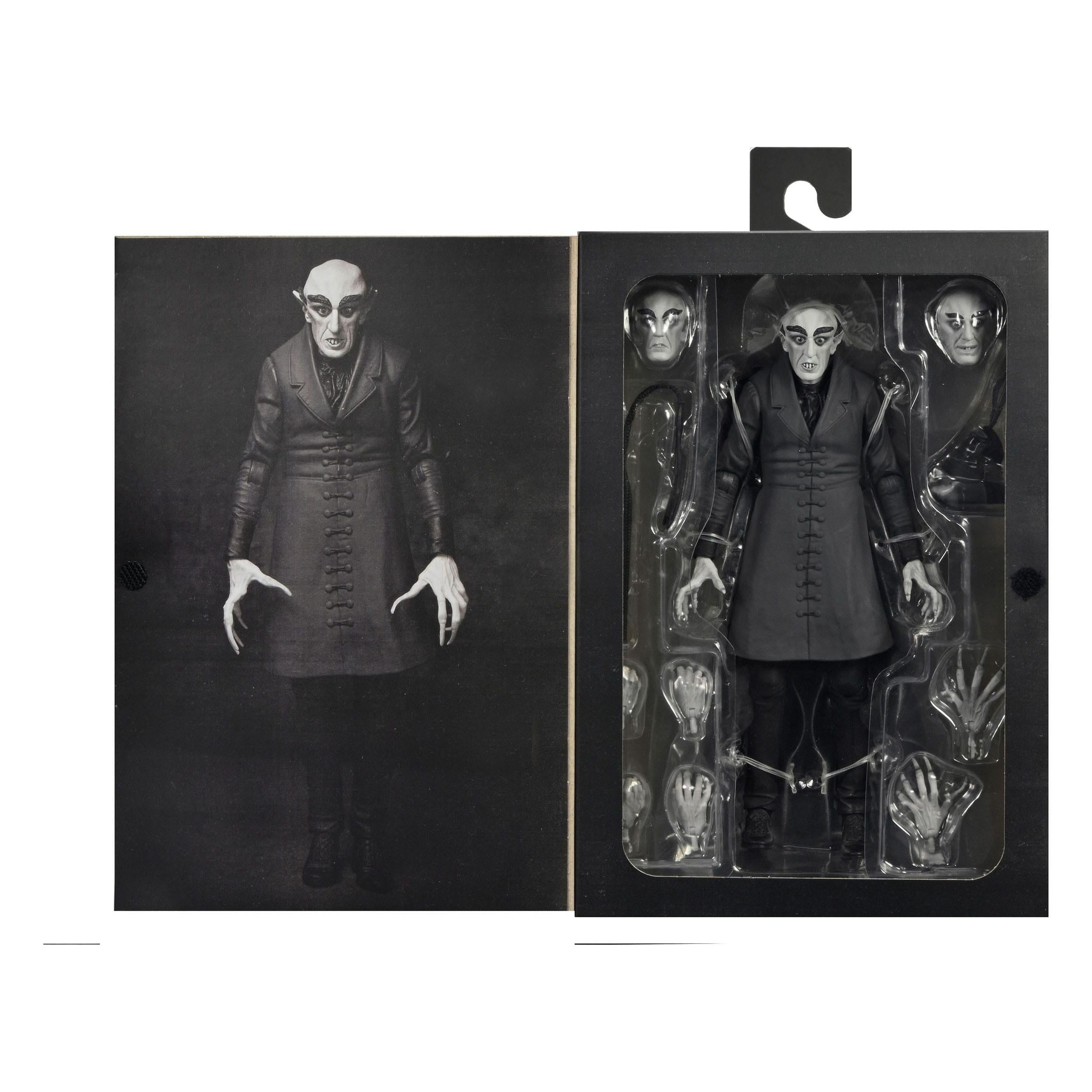 Nosferatu (1922): Ultimate Count Orlok (B&W)-Actionfiguren-NECA-Mighty Underground