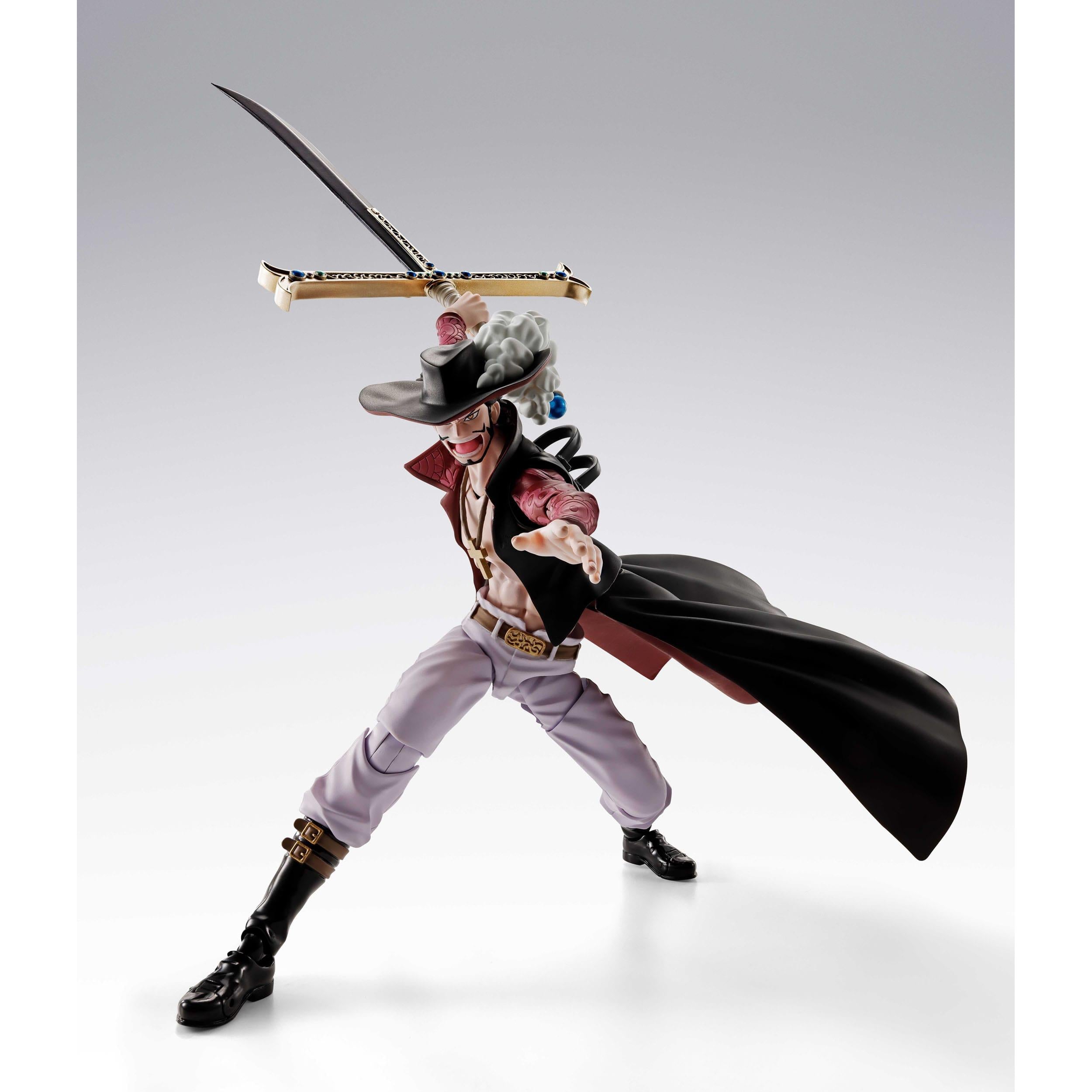 One Piece: Dracule Mihawk Hawkeye-Actionfiguren-Bandai Tamashii Nations-Mighty Underground