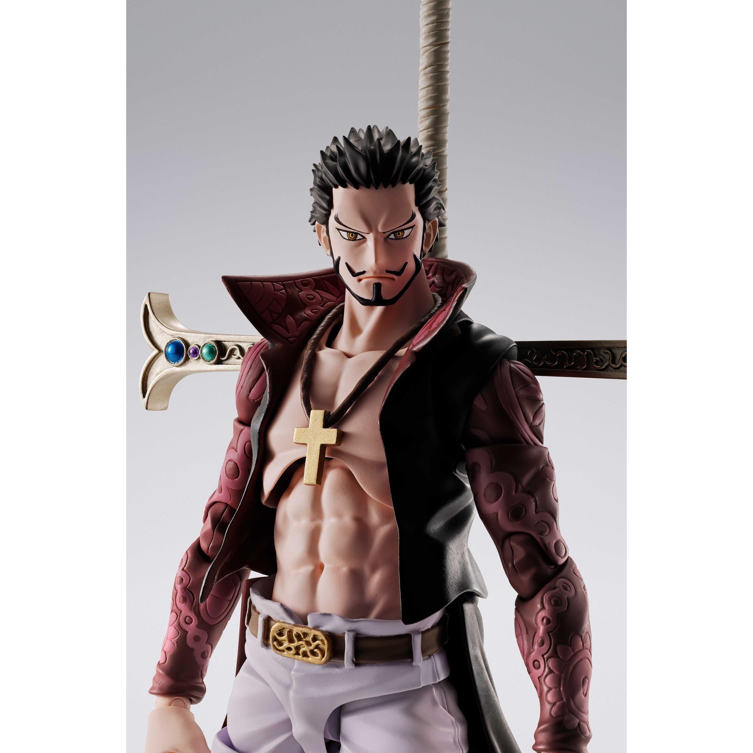 One Piece: Dracule Mihawk Hawkeye-Actionfiguren-Bandai Tamashii Nations-Mighty Underground