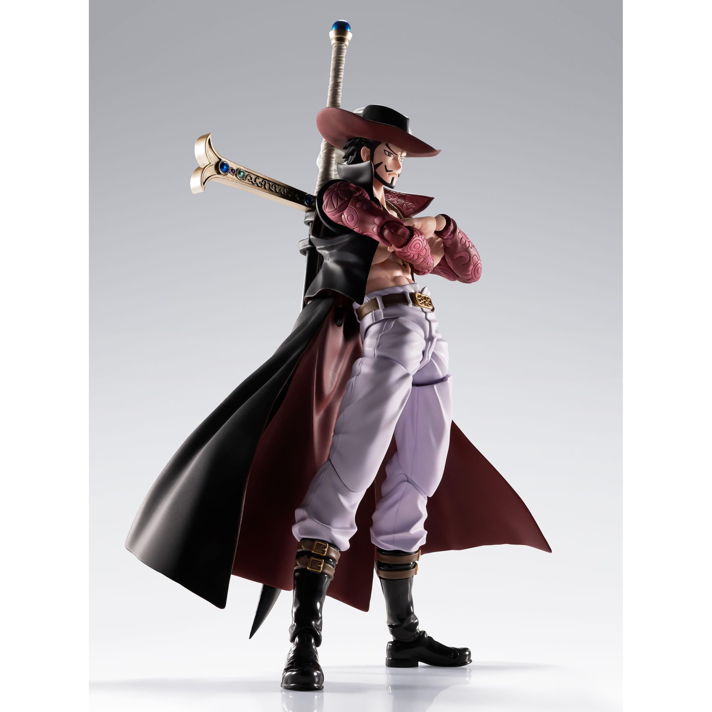 One Piece: Dracule Mihawk Hawkeye-Actionfiguren-Bandai Tamashii Nations-Mighty Underground