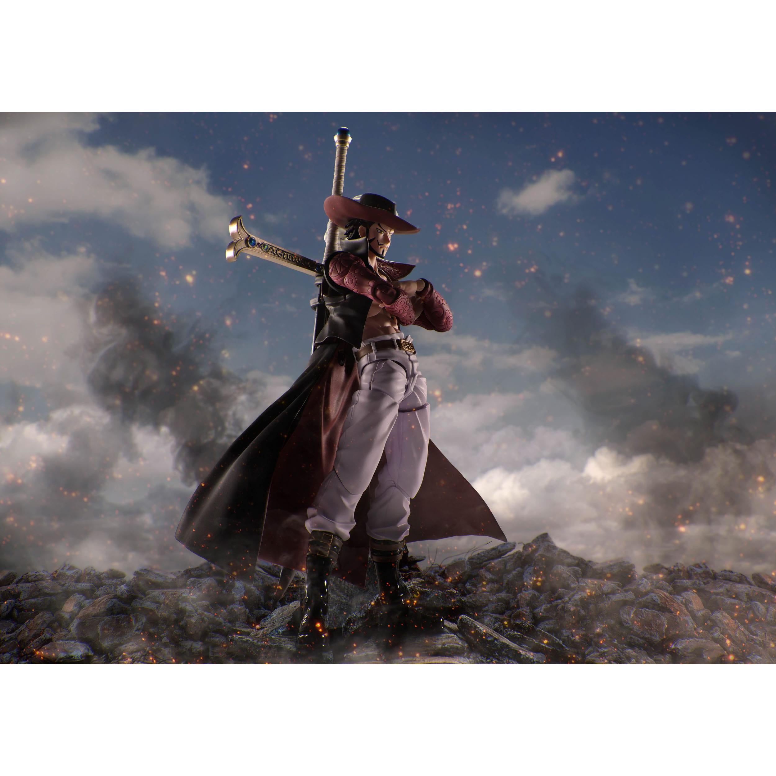 One Piece: Dracule Mihawk Hawkeye-Actionfiguren-Bandai Tamashii Nations-Mighty Underground