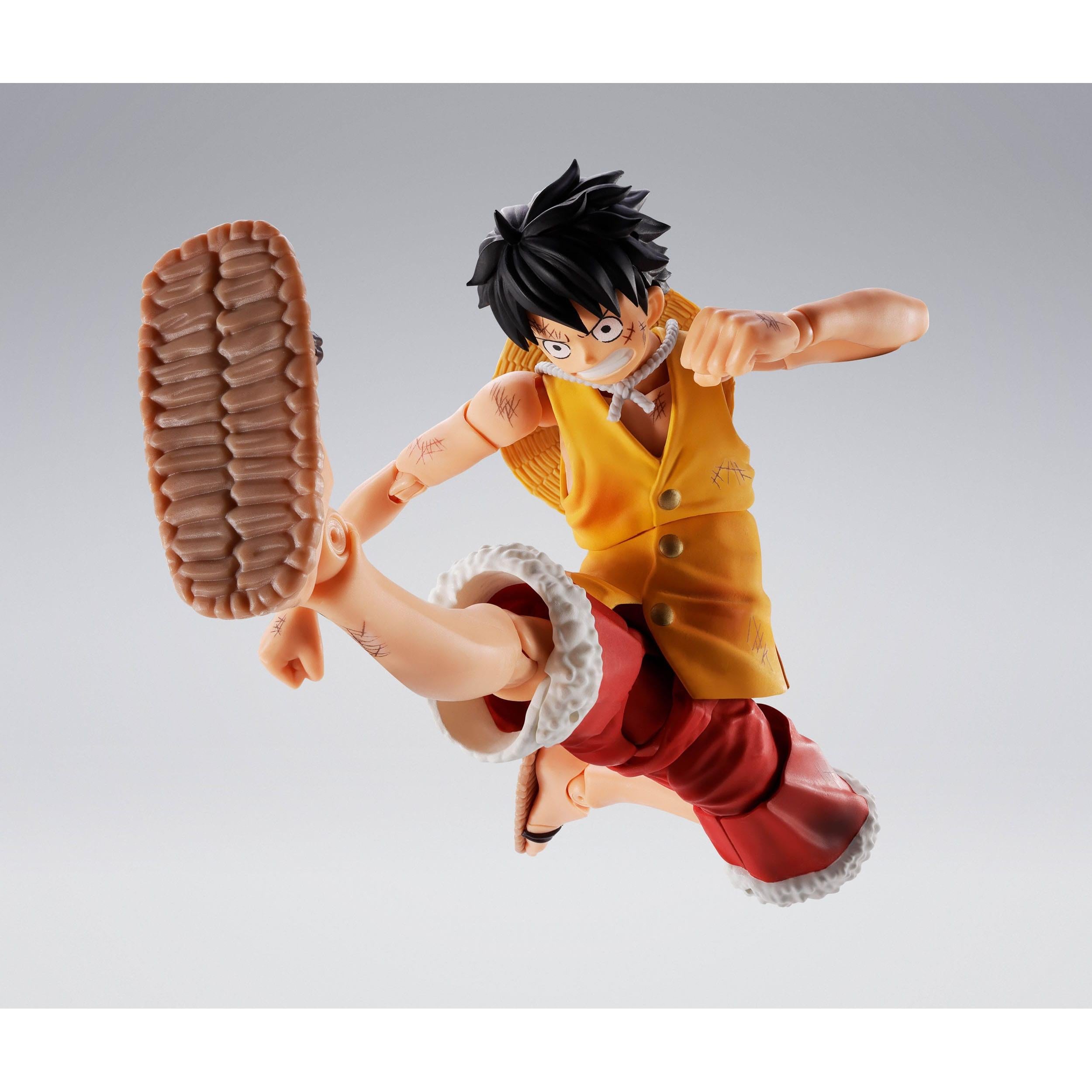 One Piece: Monkey D. Luffy (Marineford)-Actionfiguren-Bandai Tamashii Nations-Mighty Underground