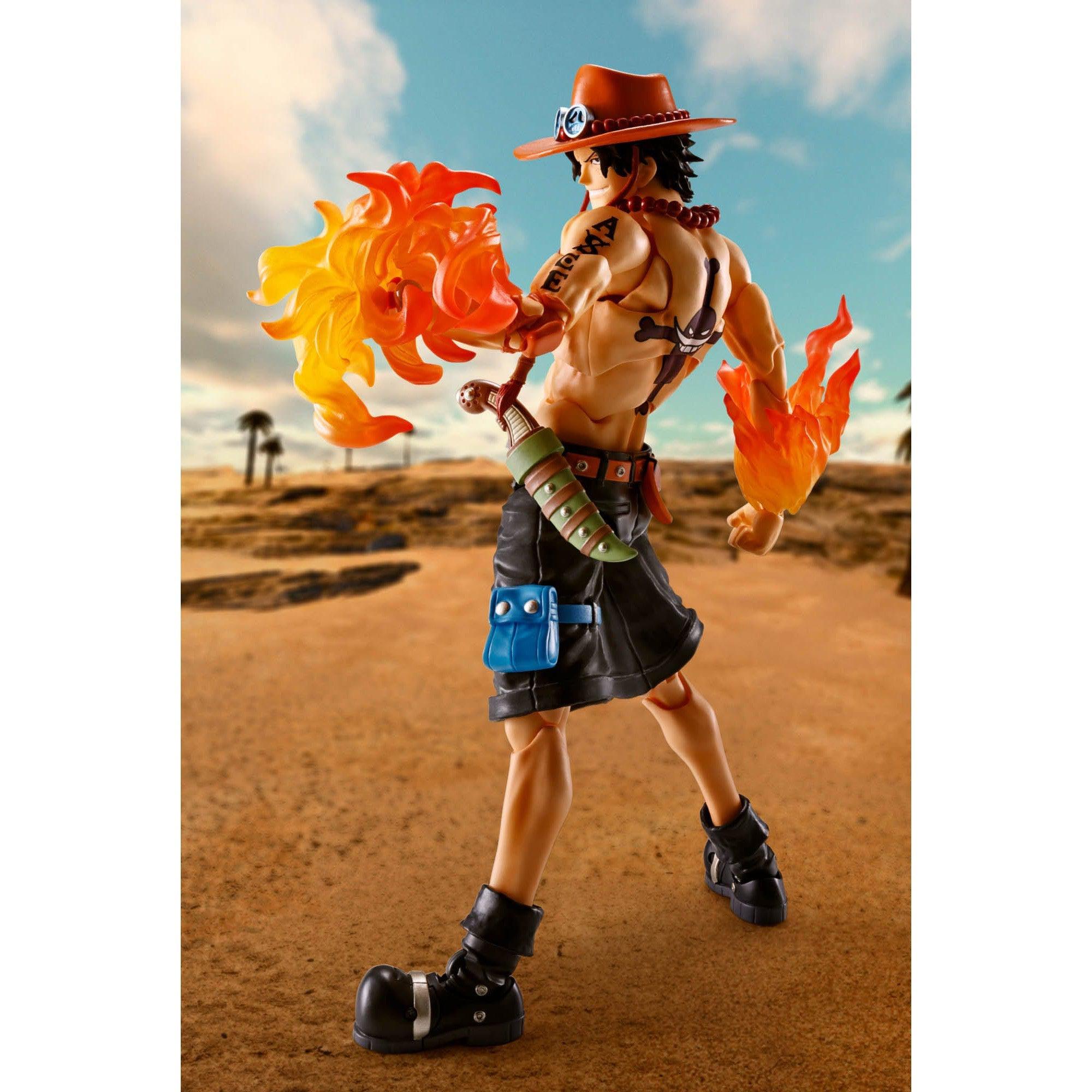 One Piece: Portgas D Ace - Fire Fist-Actionfiguren-Bandai Tamashii Nations-Mighty Underground