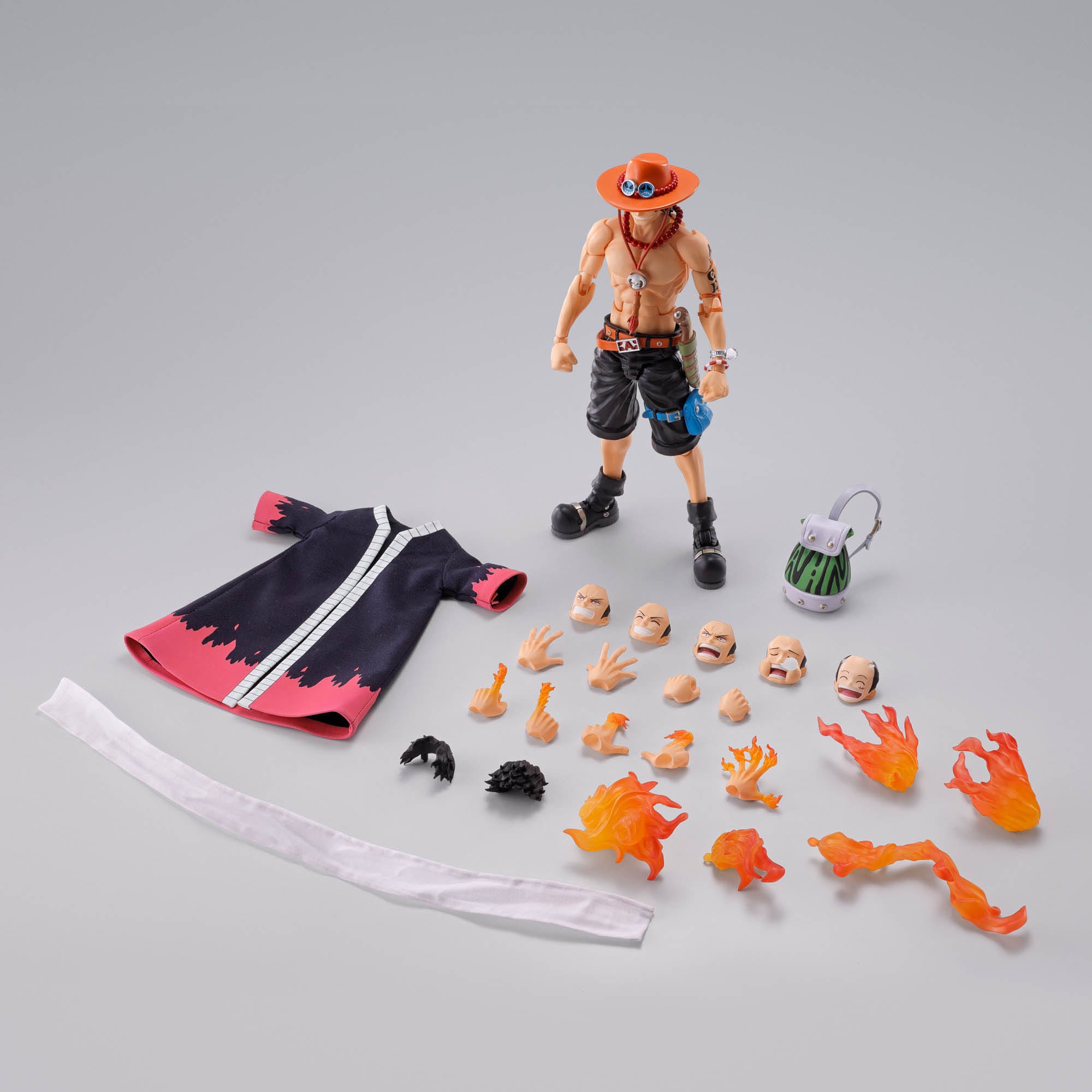 One Piece: Portgas D Ace - Fire Fist-Actionfiguren-Bandai Tamashii Nations-Mighty Underground
