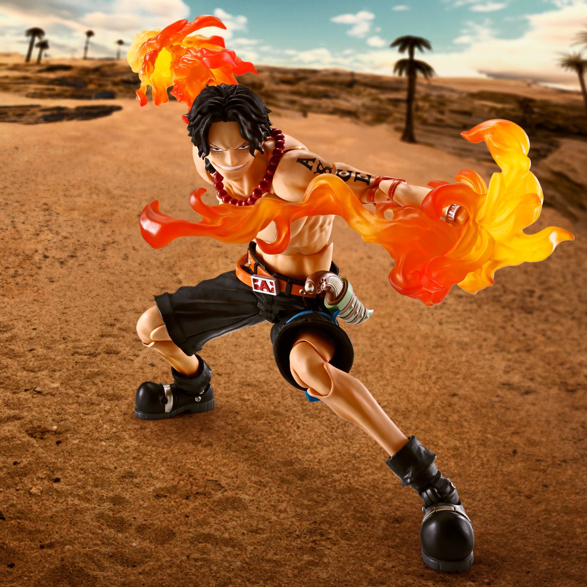 One Piece: Portgas D Ace - Fire Fist-Actionfiguren-Bandai Tamashii Nations-Mighty Underground
