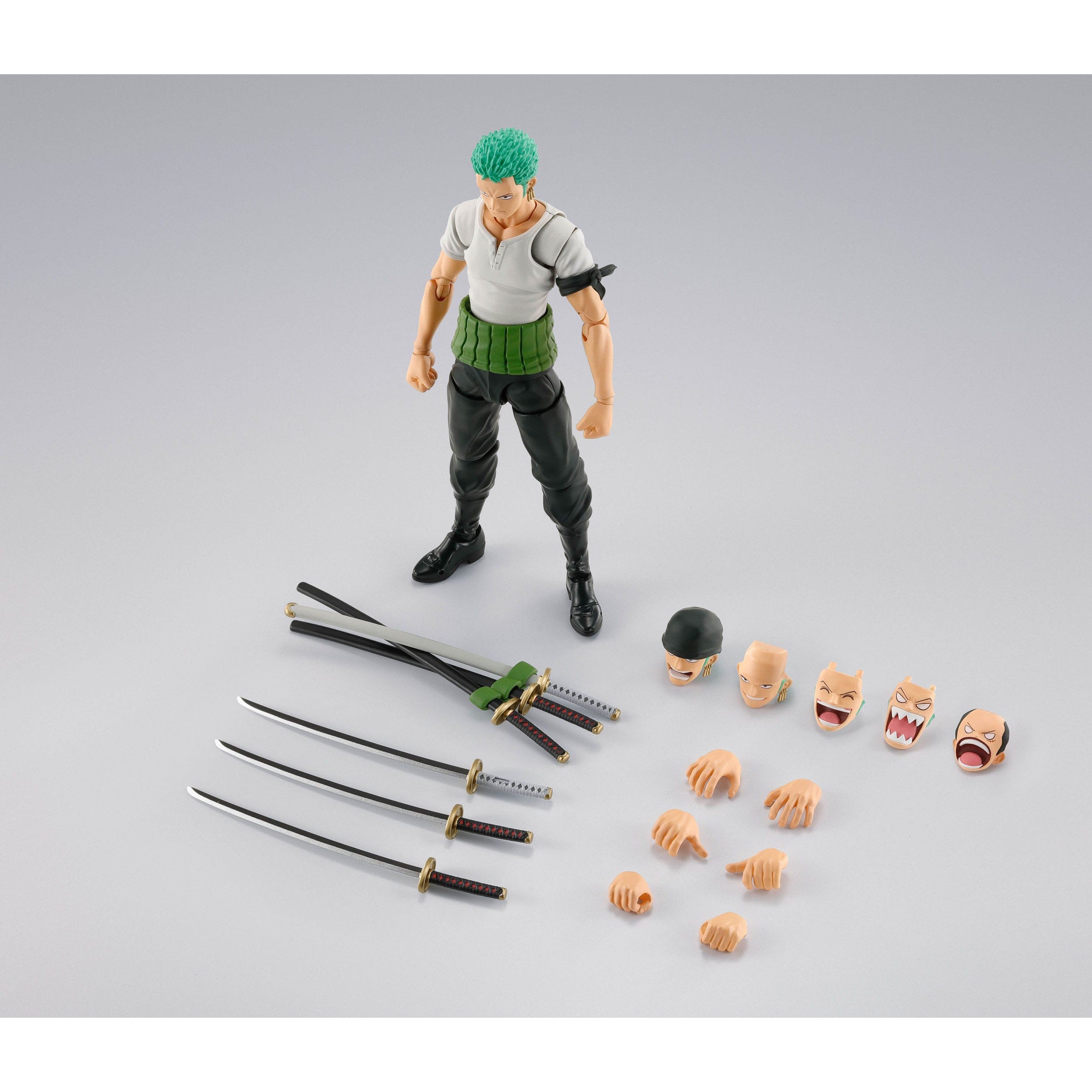 One Piece: Roronoa Zoro (Romance Dawn)-Actionfiguren-Bandai Tamashii Nations-Mighty Underground