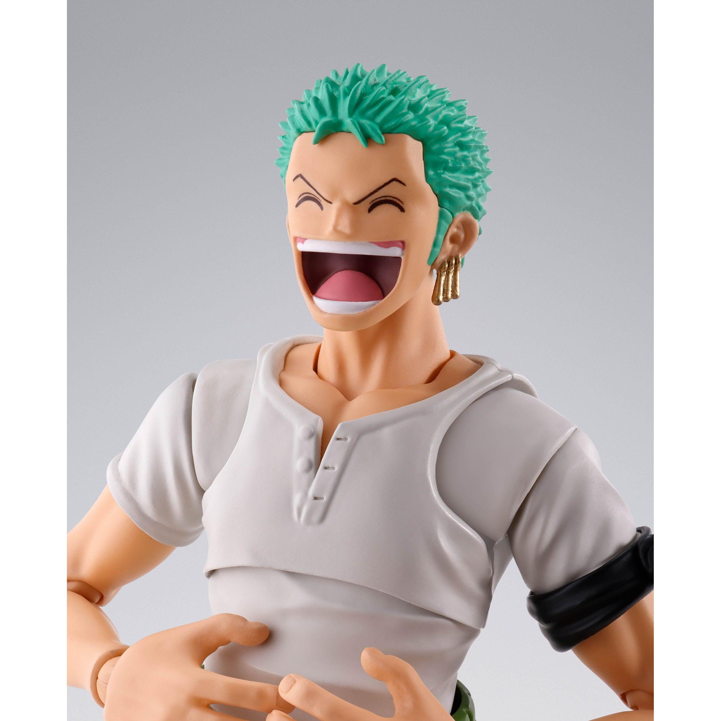One Piece: Roronoa Zoro (Romance Dawn)-Actionfiguren-Bandai Tamashii Nations-Mighty Underground