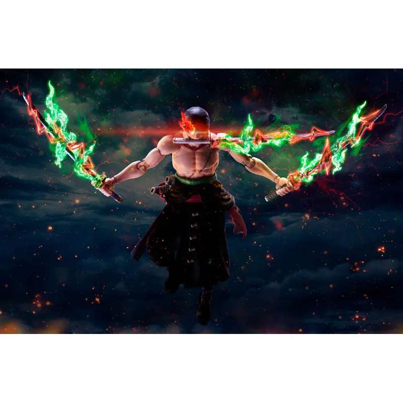 One Piece: Roronoa Zoro (The King of Hell)-Actionfiguren-Bandai Tamashii Nations-Mighty Underground