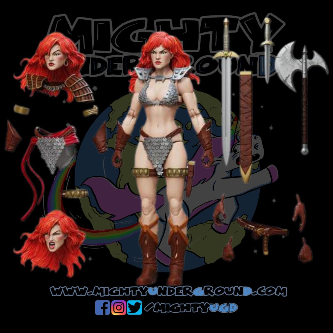 Red Sonja (Epic H.A.C.K.S.)-Actionfiguren-Boss Fight Studio-Mighty Underground