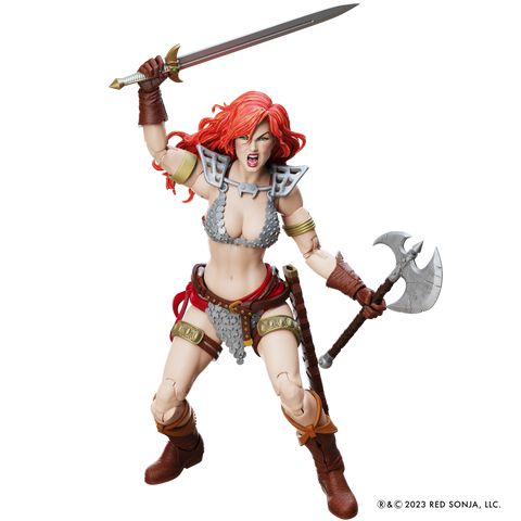 Red Sonja (Epic H.A.C.K.S.)-Actionfiguren-Boss Fight Studio-Mighty Underground