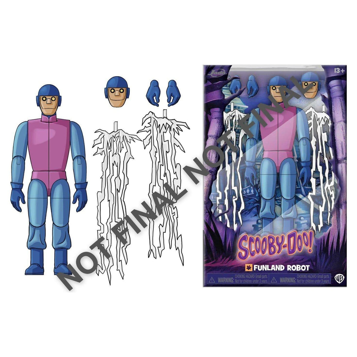 Scooby-Doo: Funland Robot - 6 inch-Actionfiguren-Jada Toys-Mighty Underground
