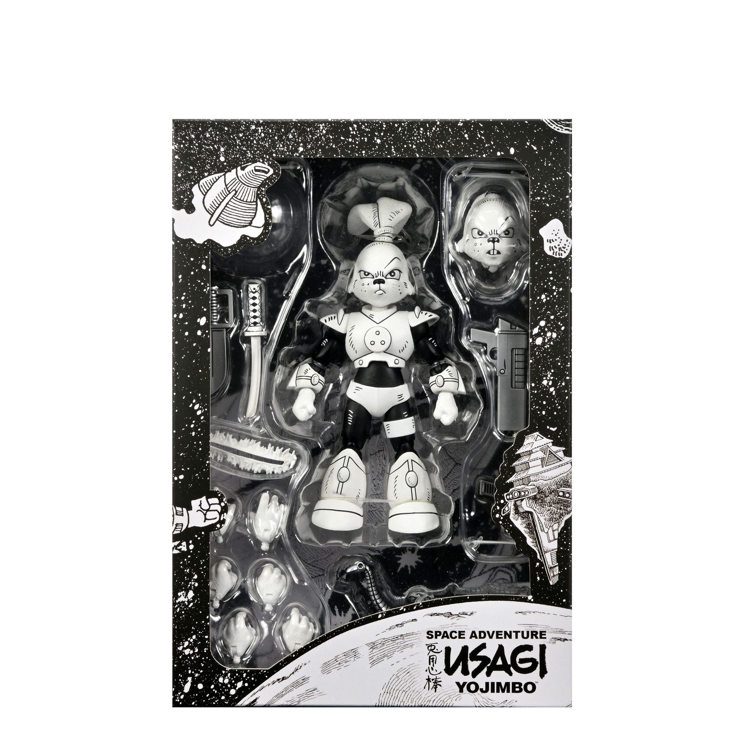 Space Usagi Yojimbo (Black & White)-Actionfiguren-NECA-Mighty Underground