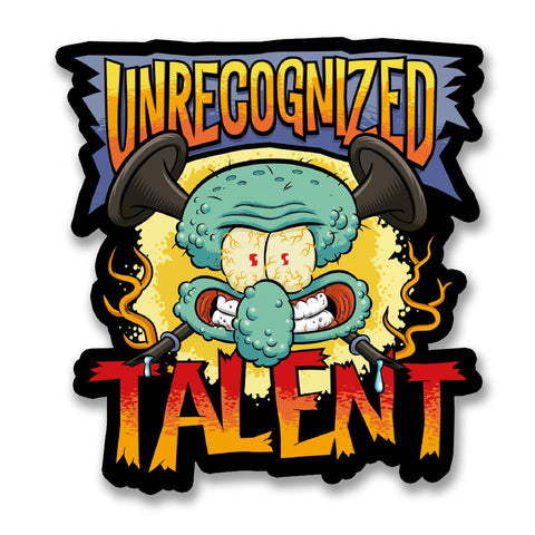 SpongeBob: Squidward Tentacles - Unrecognized Talent - Sticker-Sticker-Mighty Underground-Mighty Underground
