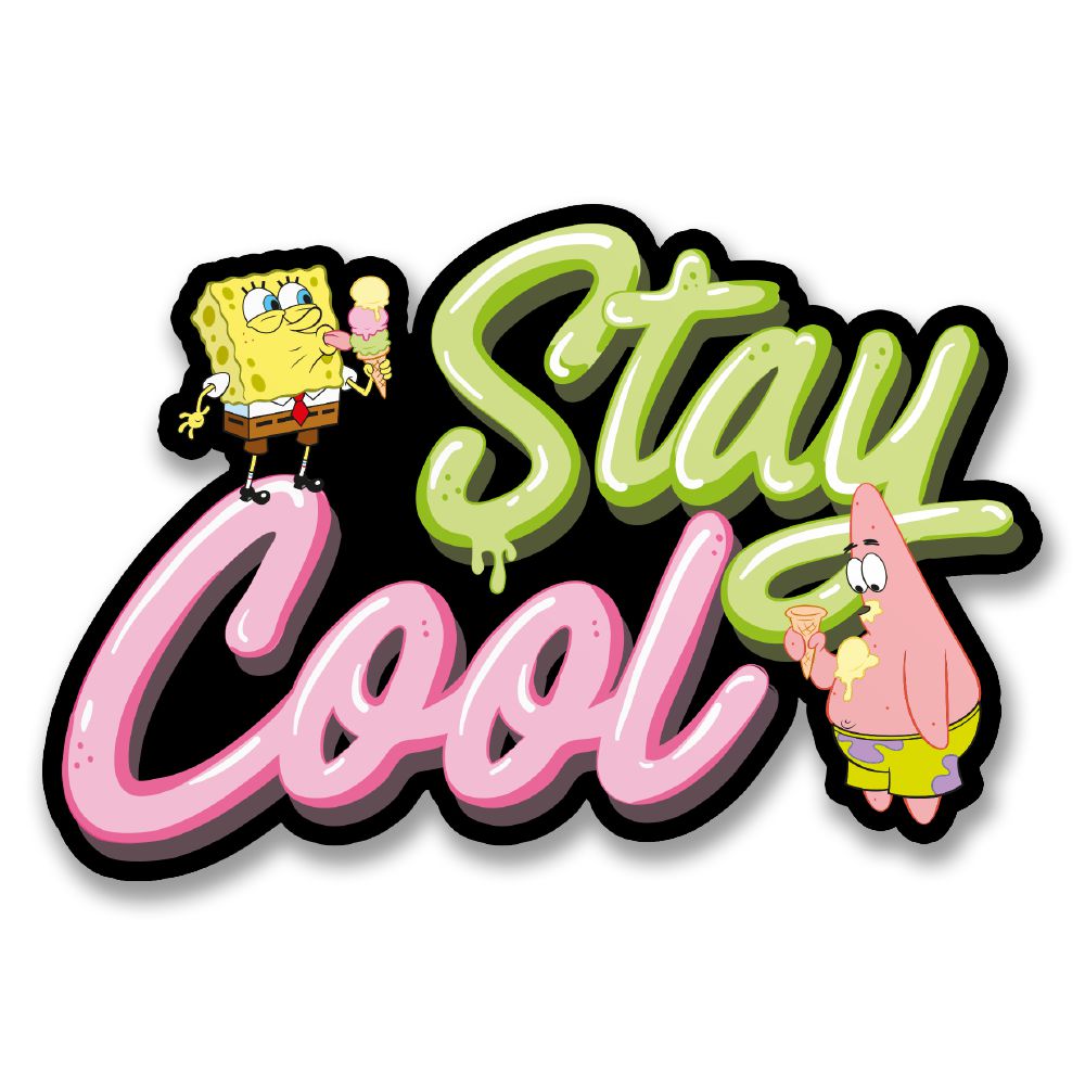 SpongeBob: Stay Cool - Sticker-Sticker-Mighty Underground-Mighty Underground
