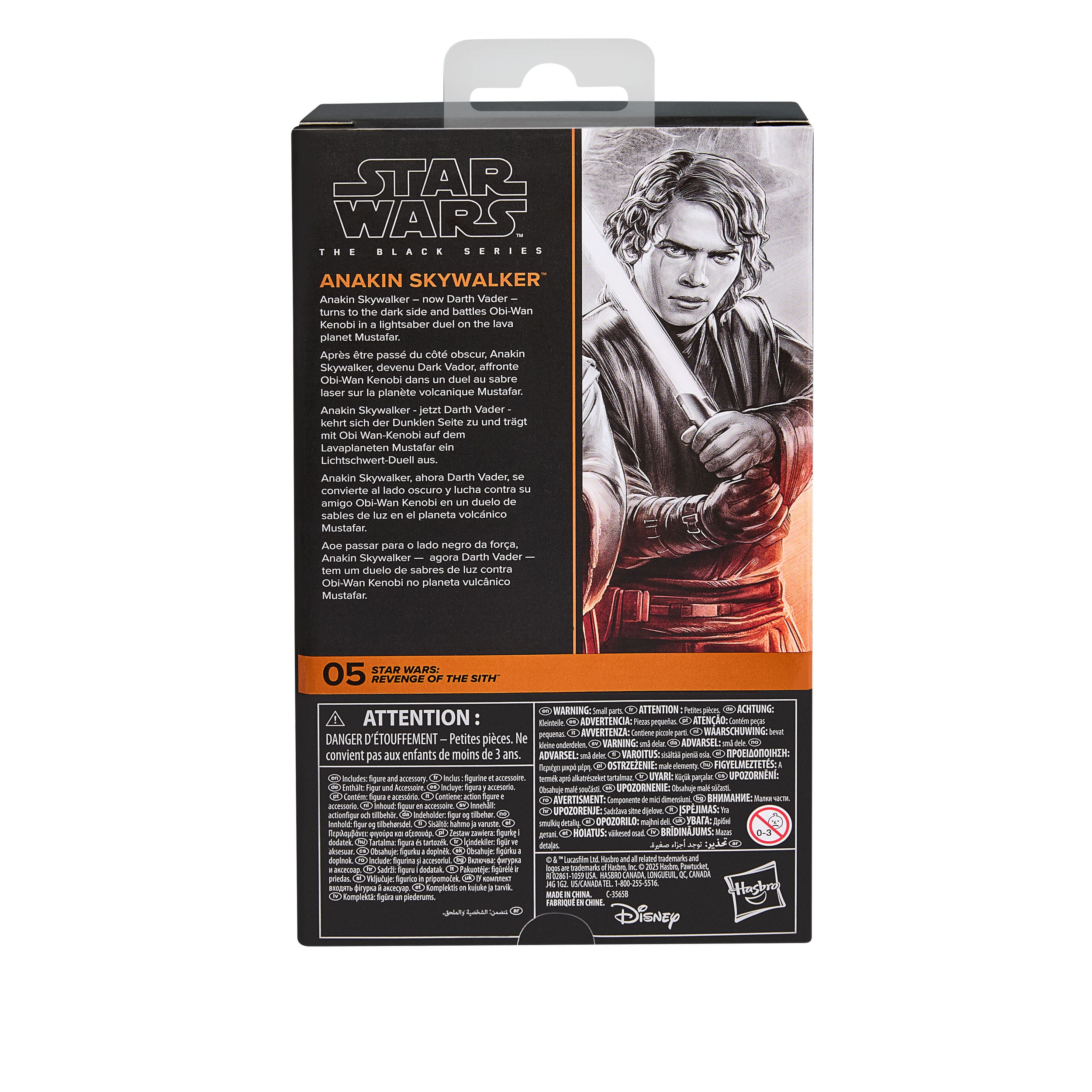 Star Wars Black Series: Anakin Skywalker (Ep III)-Actionfiguren-Hasbro-Mighty Underground