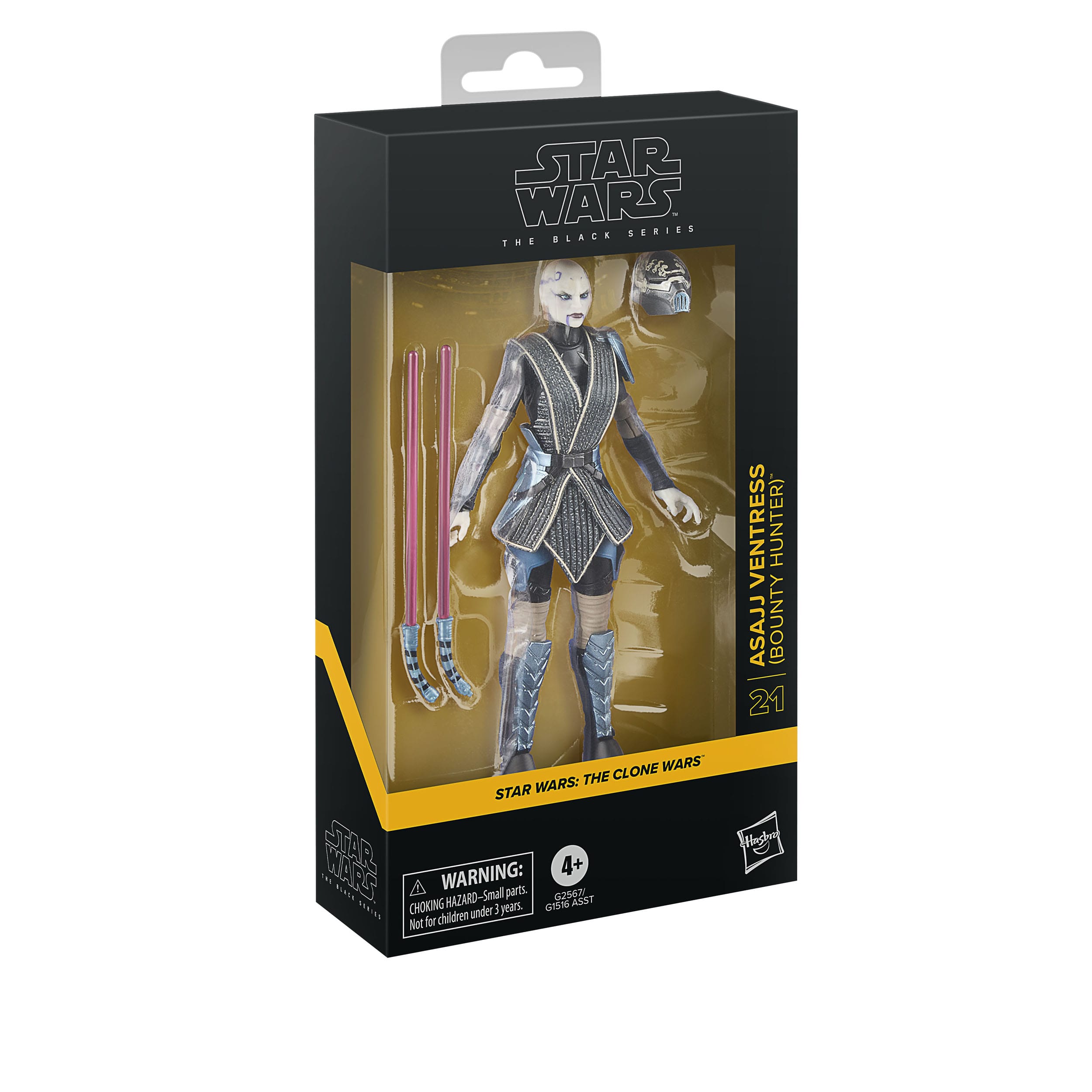 Star Wars Black Series: Asajj Ventress (Bounty Hunter, The Clone Wars)-Actionfiguren-Hasbro-Mighty Underground