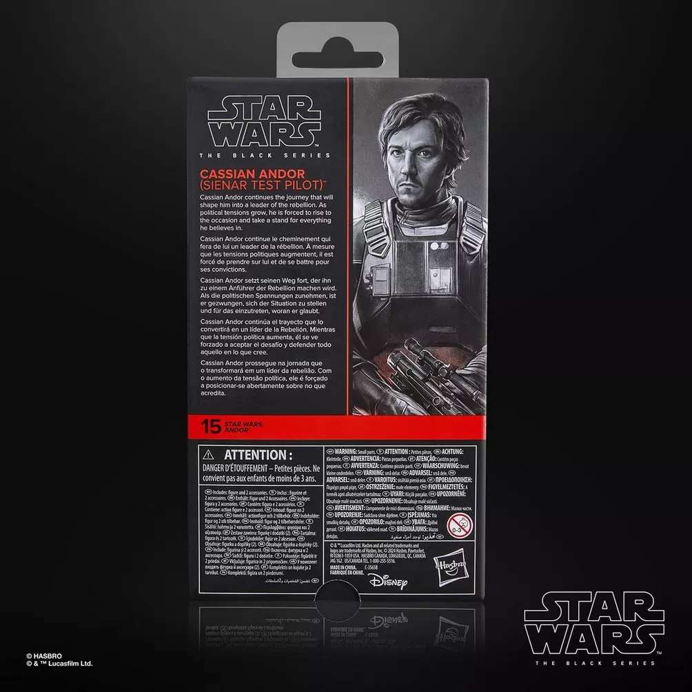 Star Wars Black Series: Cassian Andor (Sienar Test Pilot)-Actionfiguren-Hasbro-Mighty Underground