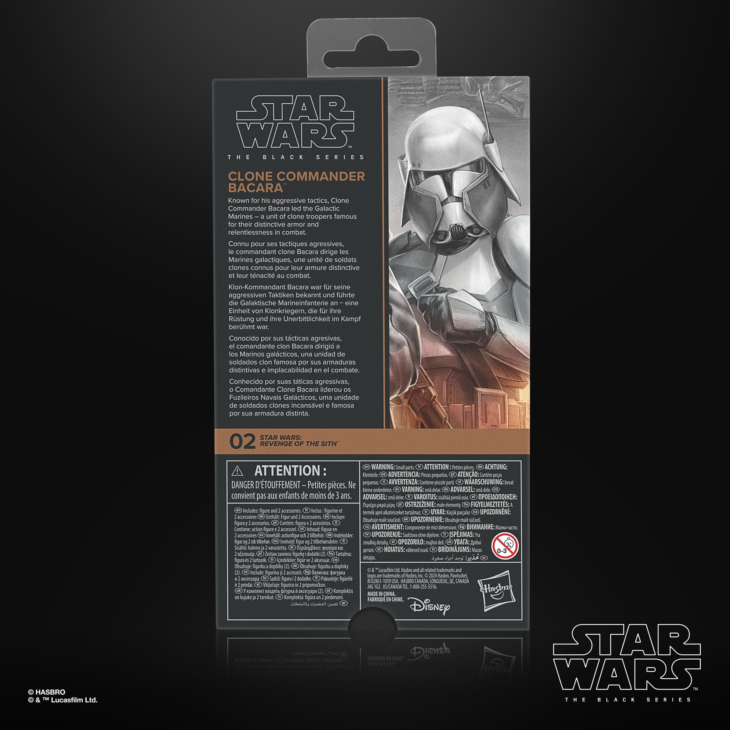 Star Wars Black Series: Clone Commander Bacara (Ep III)-Actionfiguren-Hasbro-Mighty Underground