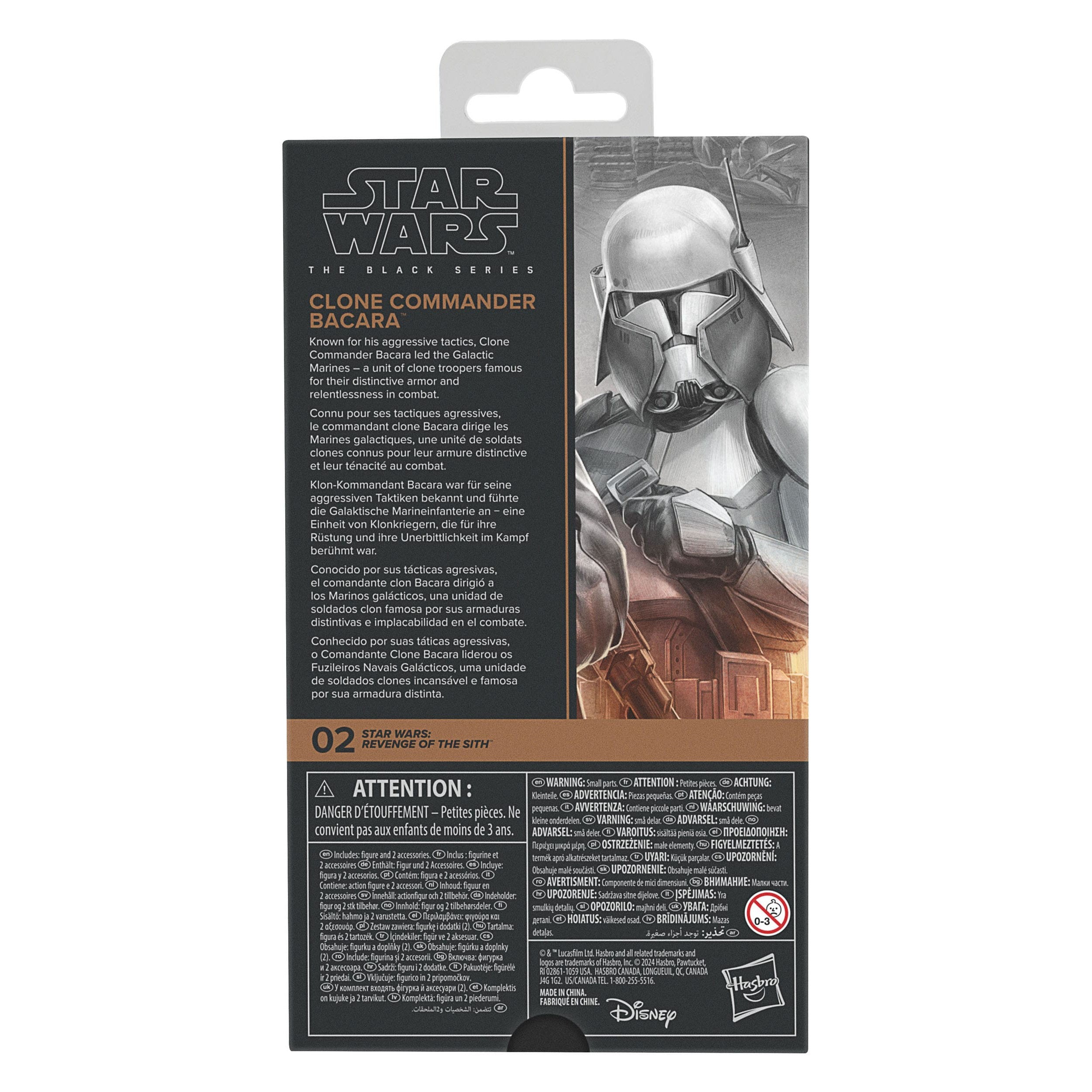 Star Wars Black Series: Clone Commander Bacara (Ep III)-Actionfiguren-Hasbro-Mighty Underground