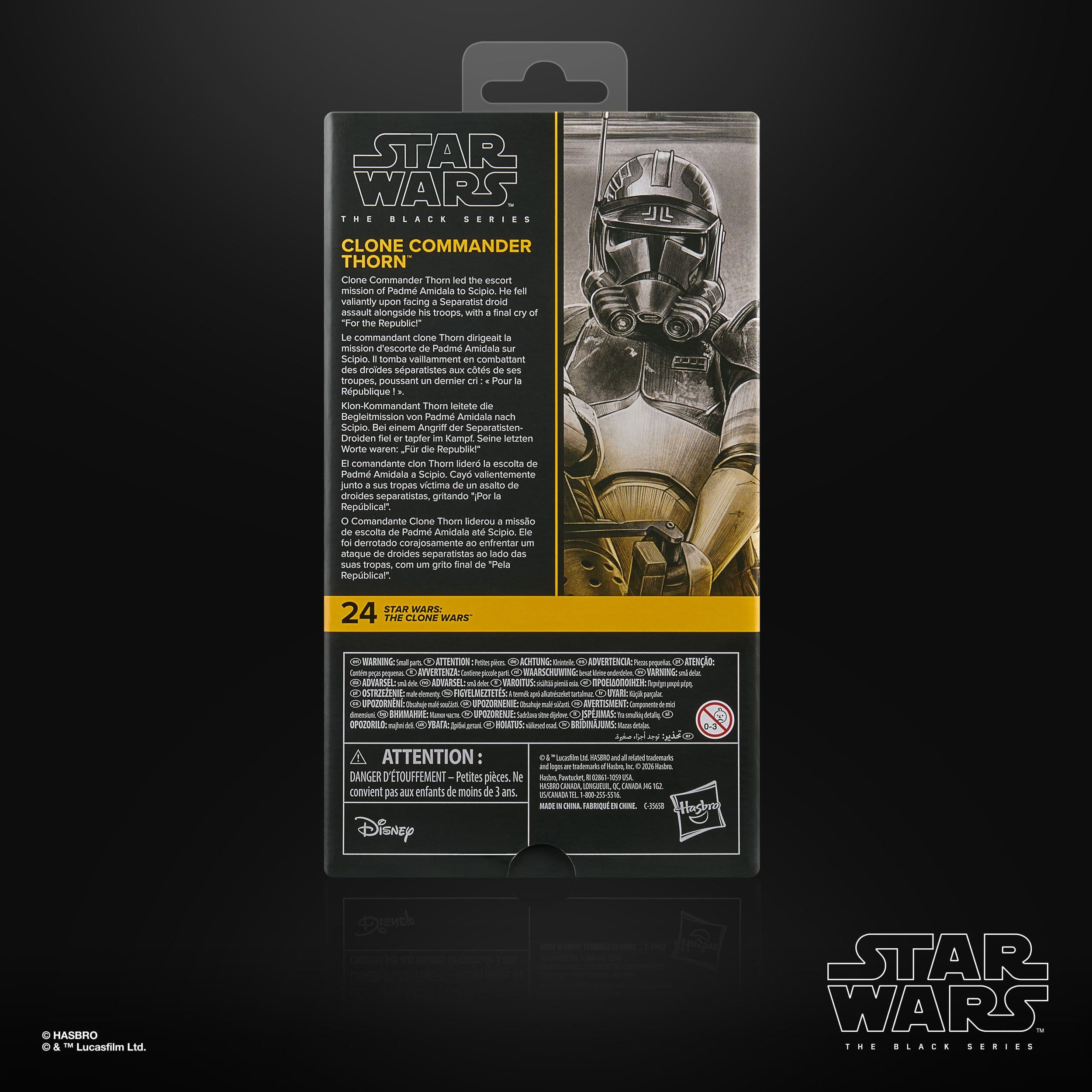 Star Wars Black Series: Clone Commander Thorn (The Clone Wars)-Actionfiguren-Hasbro-Mighty Underground