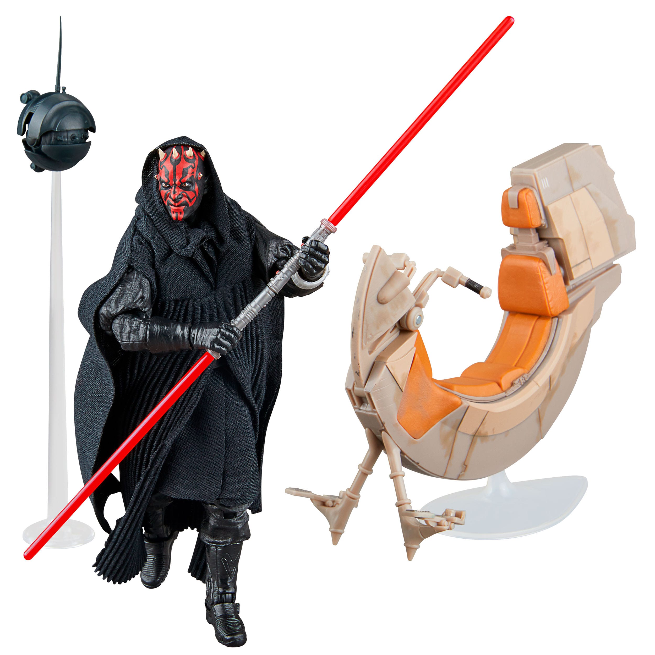 Star Wars Black Series: Darth Maul & Sith Speeder (Ep I, SDCC 2024)-Actionfiguren-Hasbro-Mighty Underground
