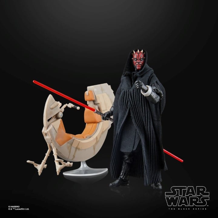 Star Wars Black Series: Darth Maul & Sith Speeder (Ep I, SDCC 2024)-Actionfiguren-Hasbro-Mighty Underground