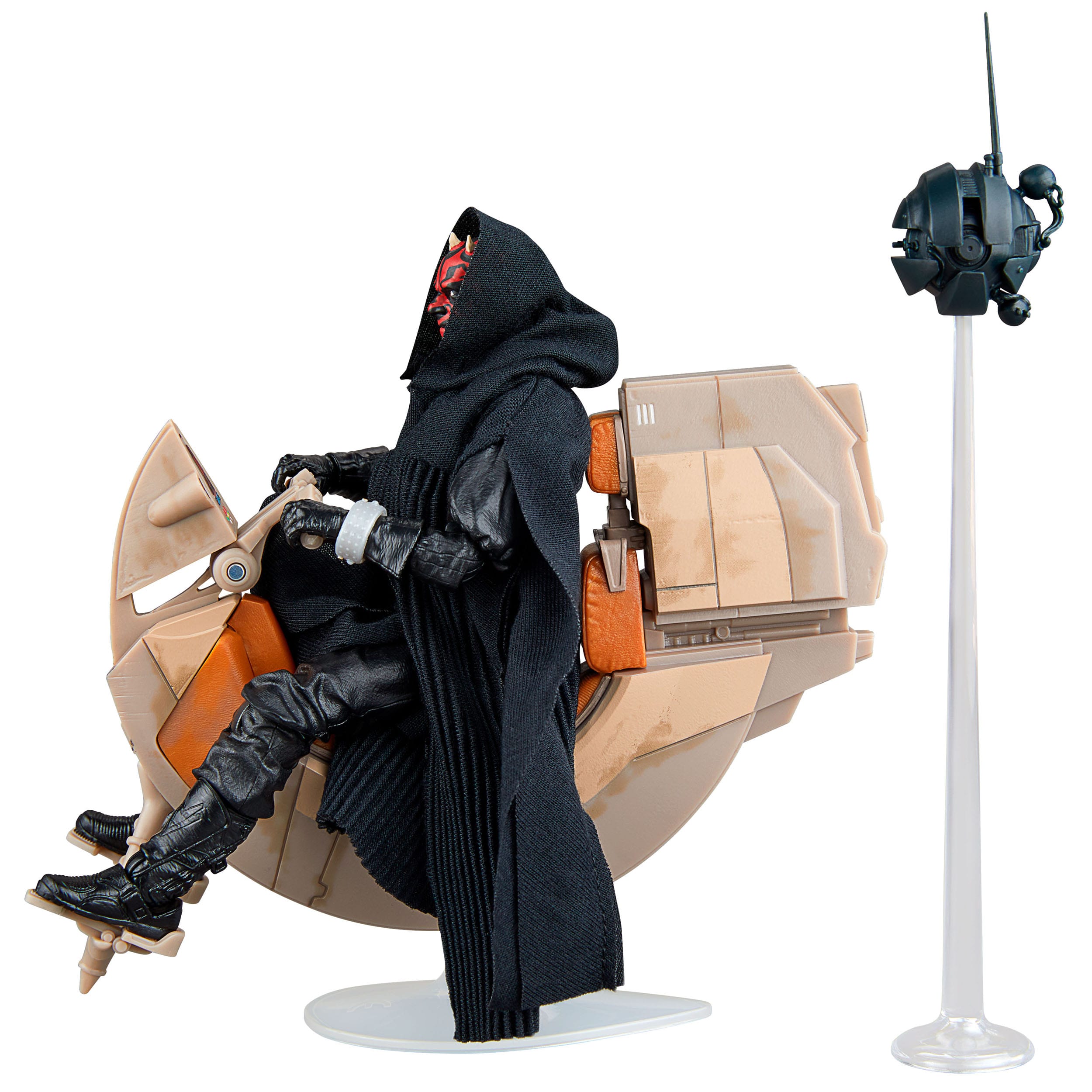 Star Wars Black Series: Darth Maul & Sith Speeder (Ep I, SDCC 2024)-Actionfiguren-Hasbro-Mighty Underground