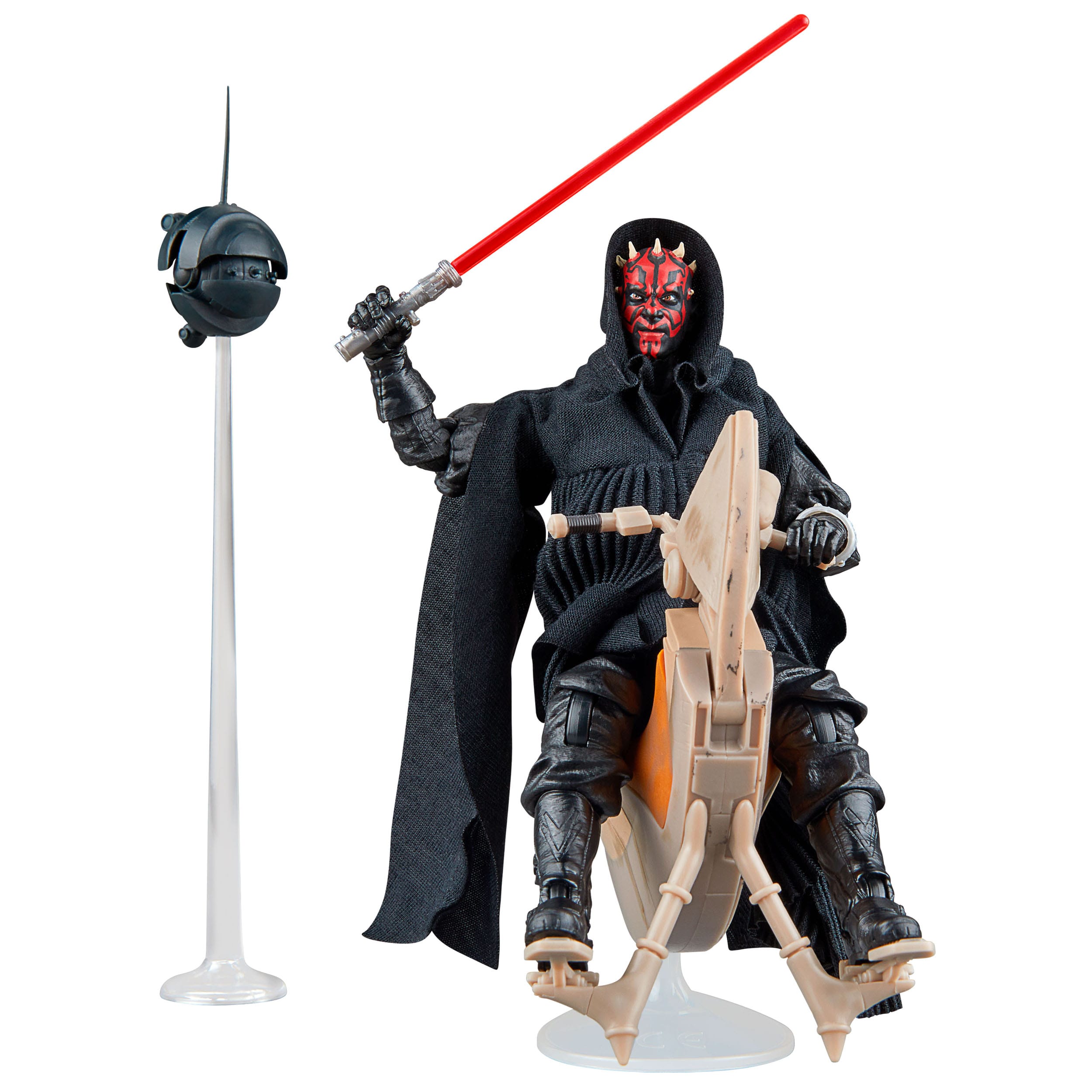 Star Wars Black Series: Darth Maul & Sith Speeder (Ep I, SDCC 2024)-Actionfiguren-Hasbro-Mighty Underground
