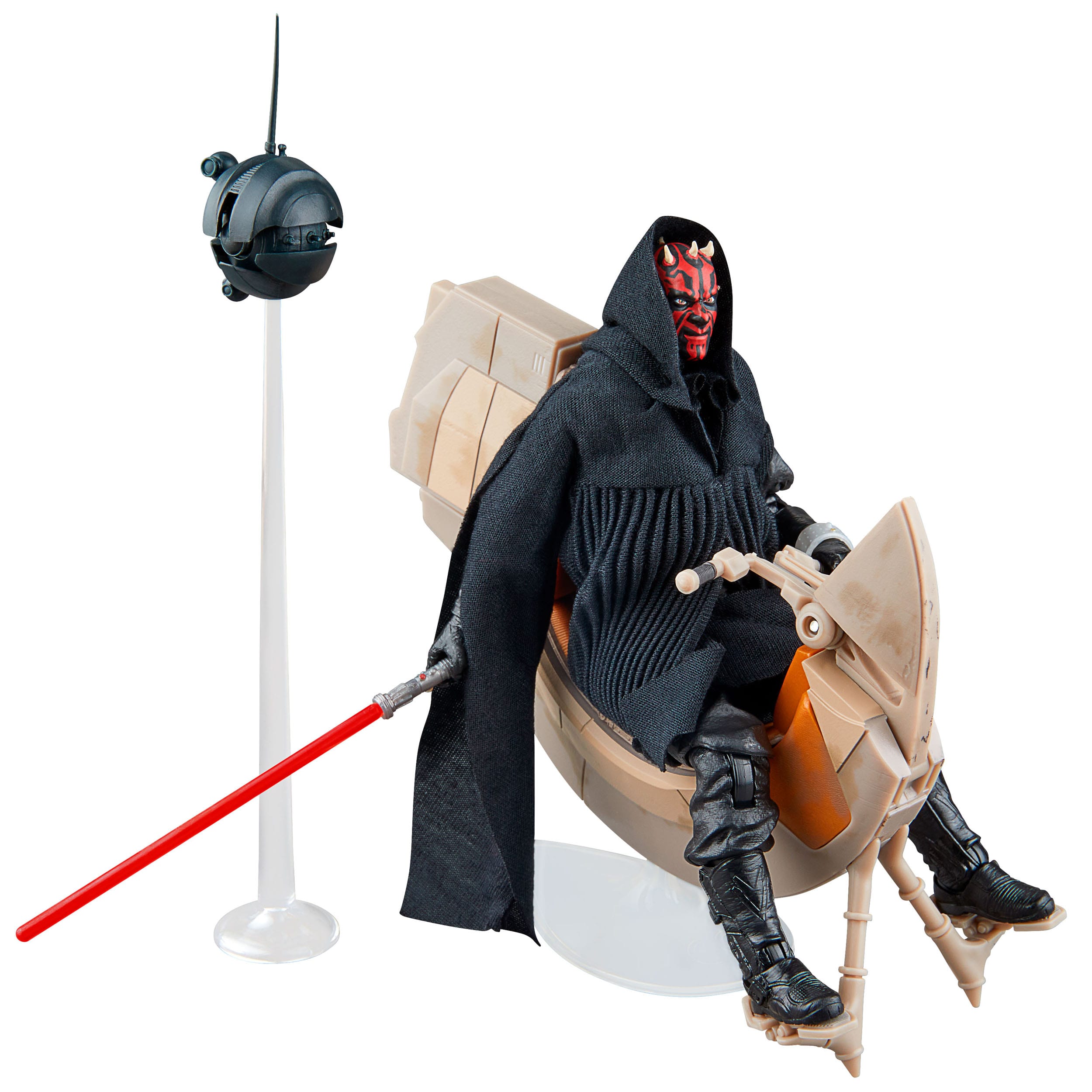 Star Wars Black Series: Darth Maul & Sith Speeder (Ep I, SDCC 2024)-Actionfiguren-Hasbro-Mighty Underground