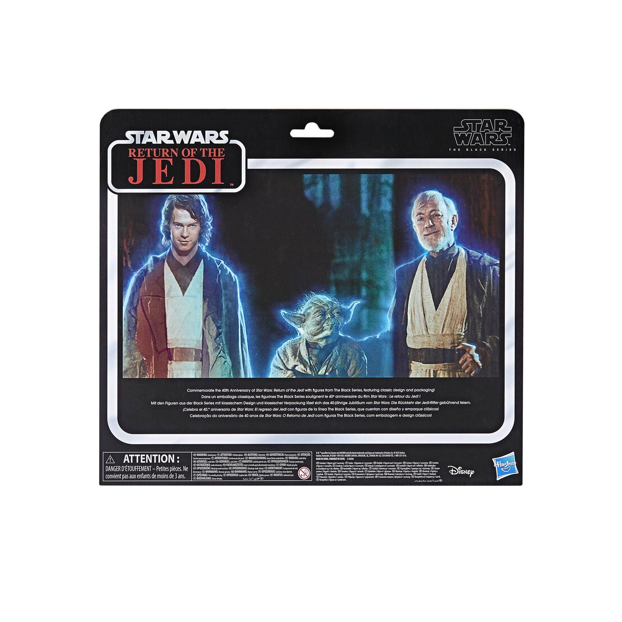Star Wars Black Series: Force Spirits 3-Pack (Anakin, Obi-Wan, Yoda, EP VI)-Actionfiguren-Hasbro-Mighty Underground