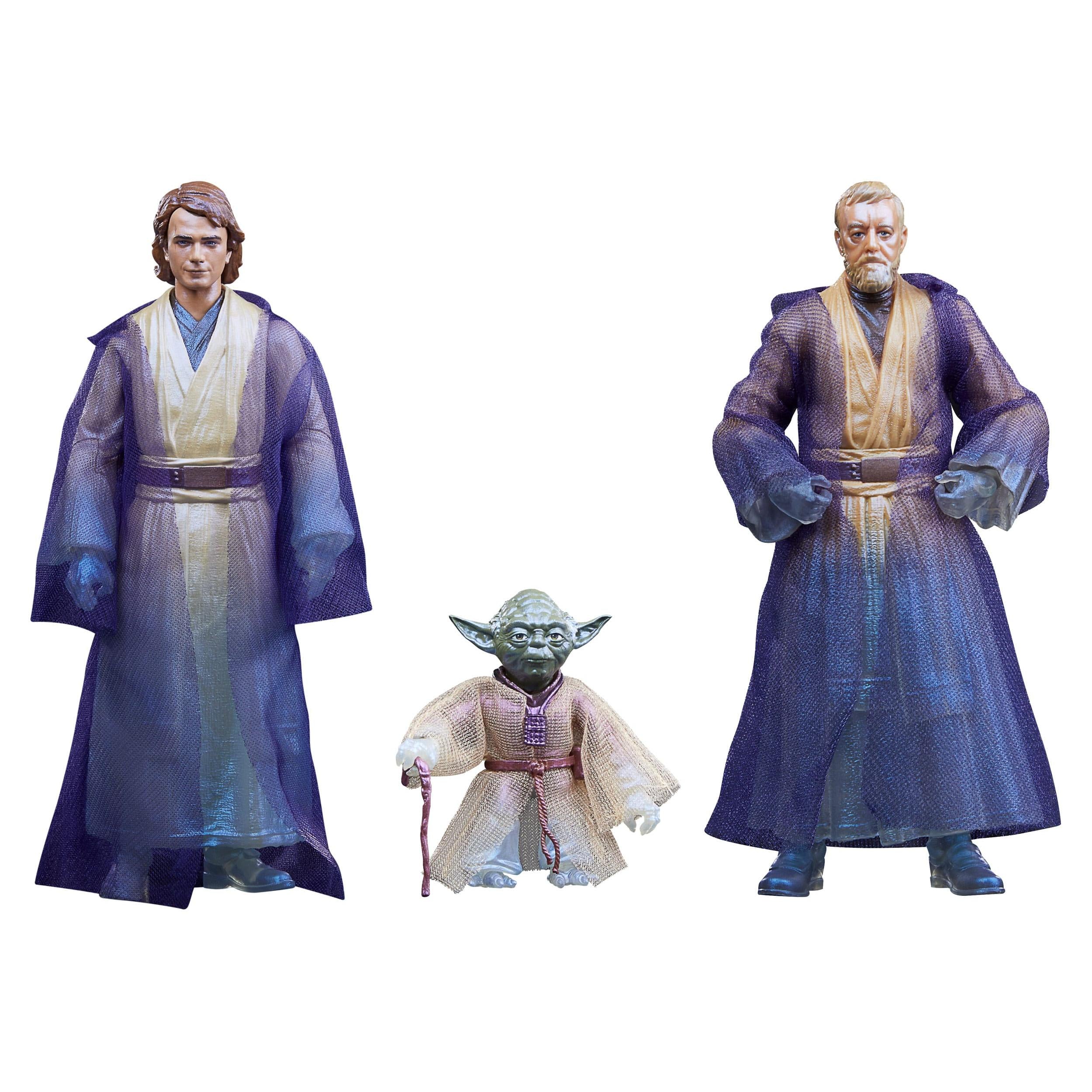 Star Wars Black Series: Force Spirits 3-Pack (Anakin, Obi-Wan, Yoda, EP VI)-Actionfiguren-Hasbro-Mighty Underground