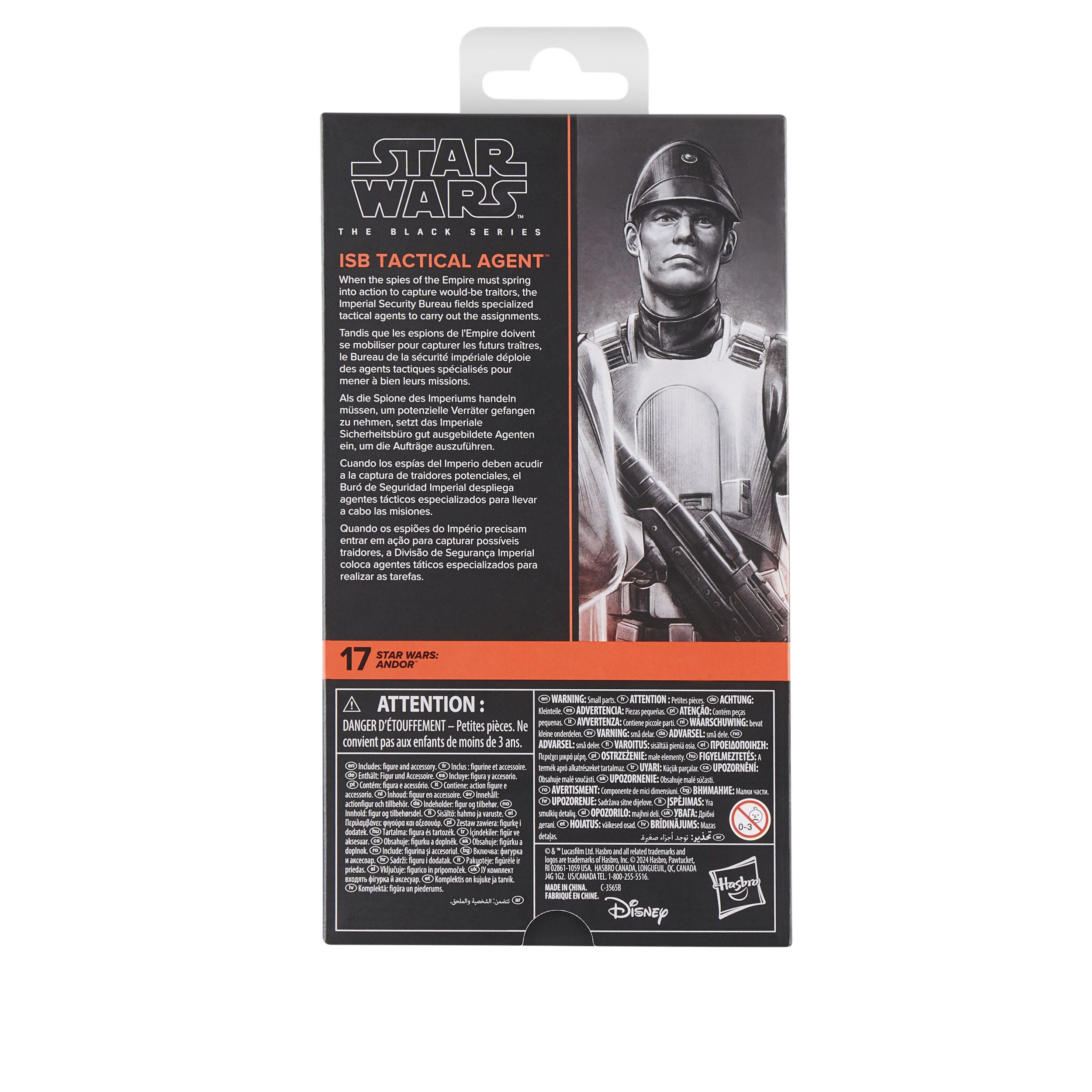 Star Wars Black Series: ISB Tactical Agent (Andor)-Actionfiguren-Hasbro-Mighty Underground