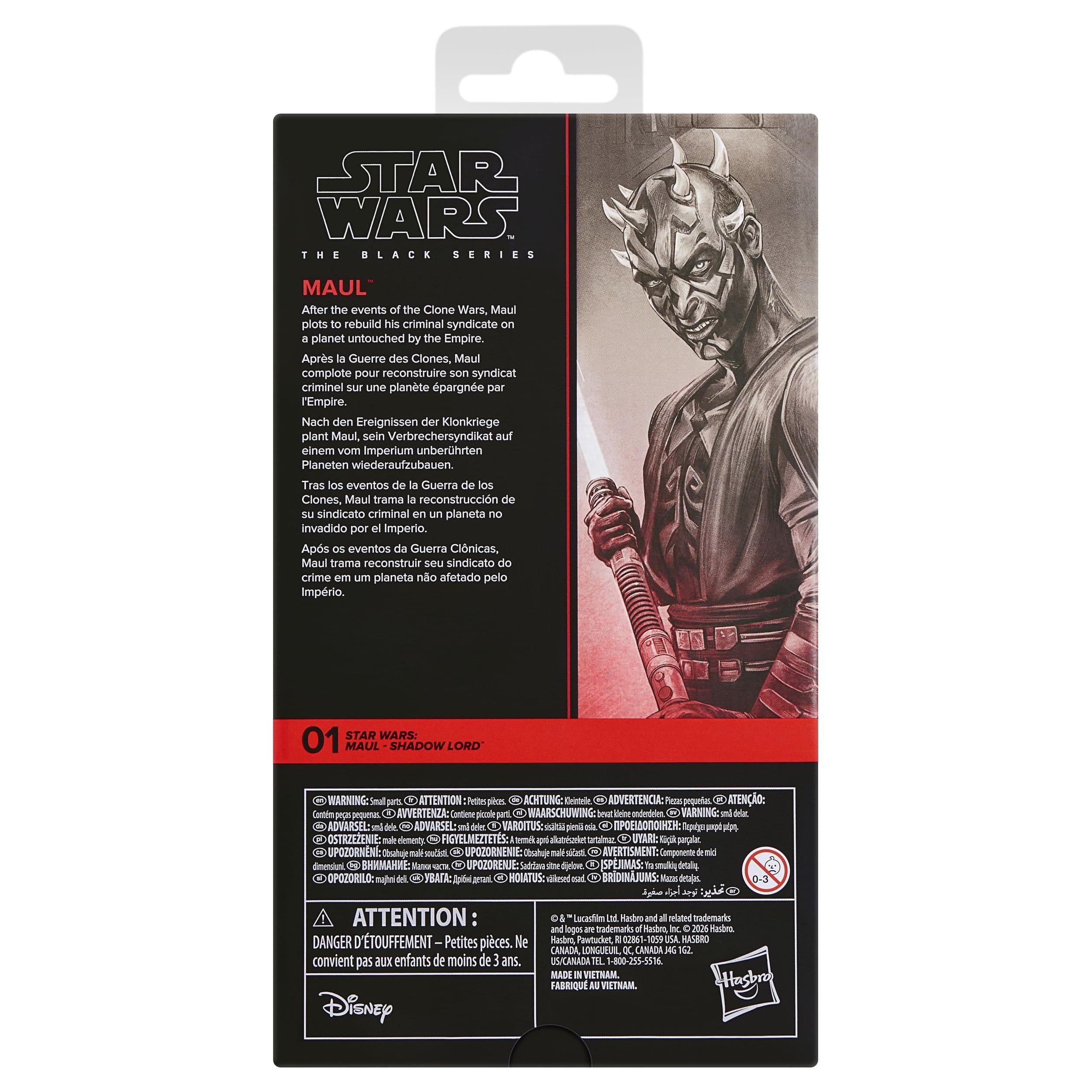 Star Wars Black Series: Maul Shadow Lord-Actionfiguren-Hasbro-Mighty Underground