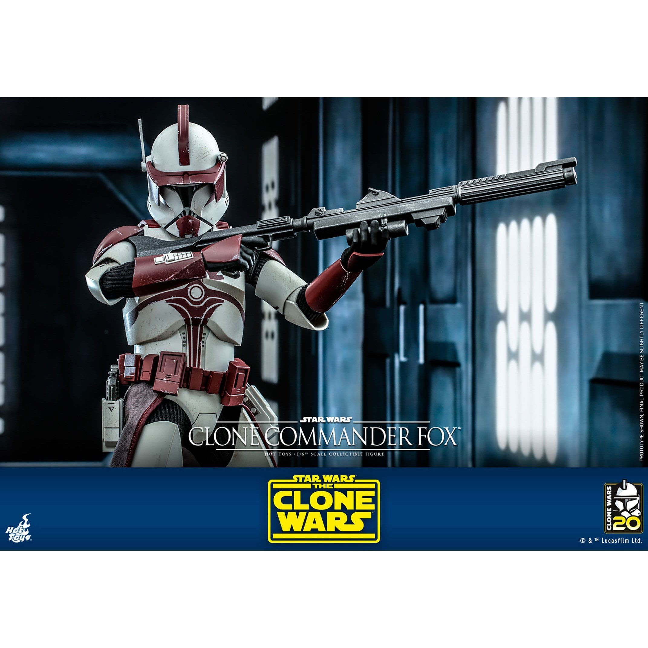 Star Wars: Clone Commander Fox (The Clone Wars) 1/6-Actionfiguren-Hot Toys-Mighty Underground