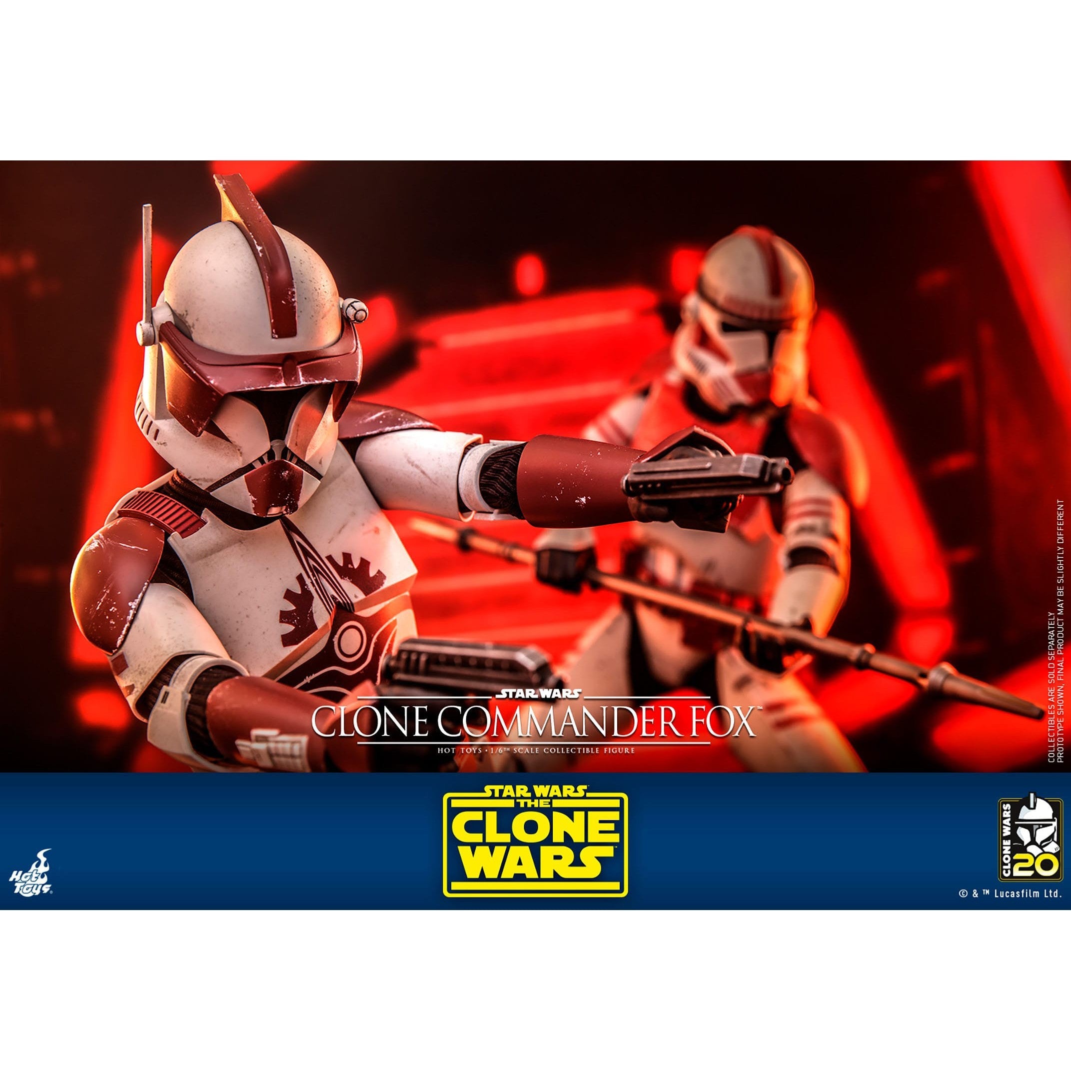 Star Wars: Clone Commander Fox (The Clone Wars) 1/6-Actionfiguren-Hot Toys-Mighty Underground