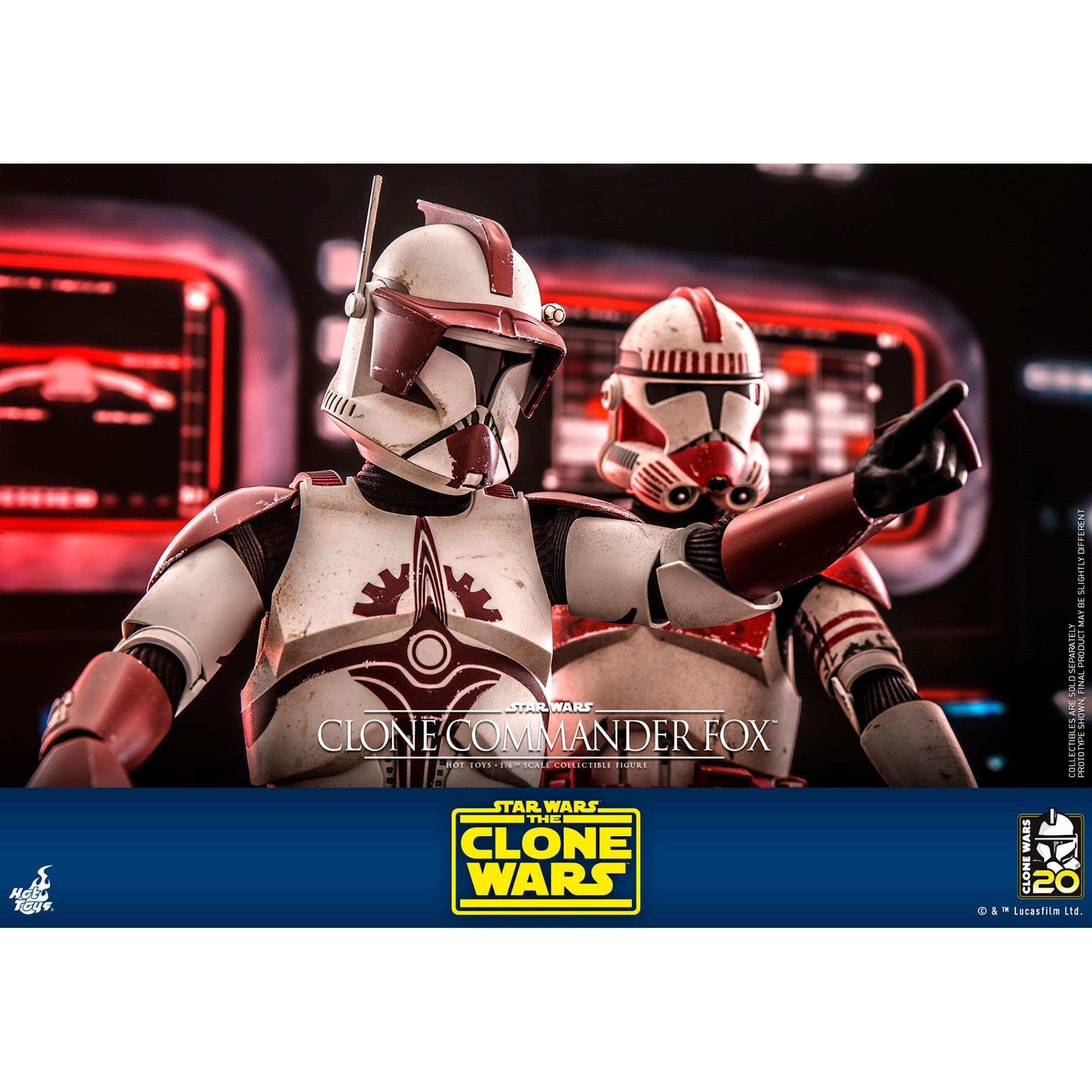Star Wars: Clone Commander Fox (The Clone Wars) 1/6-Actionfiguren-Hot Toys-Mighty Underground