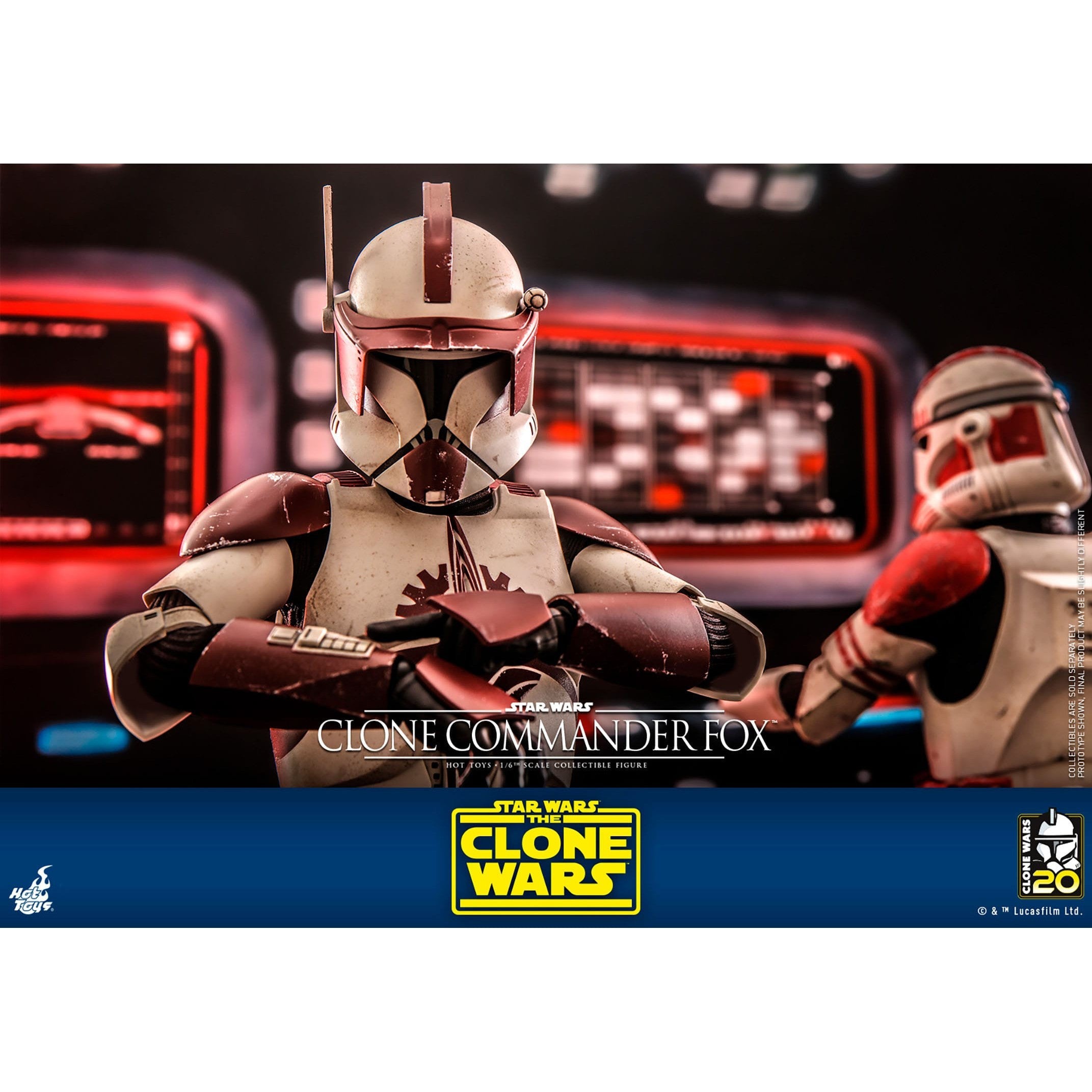 Star Wars: Clone Commander Fox (The Clone Wars) 1/6-Actionfiguren-Hot Toys-Mighty Underground