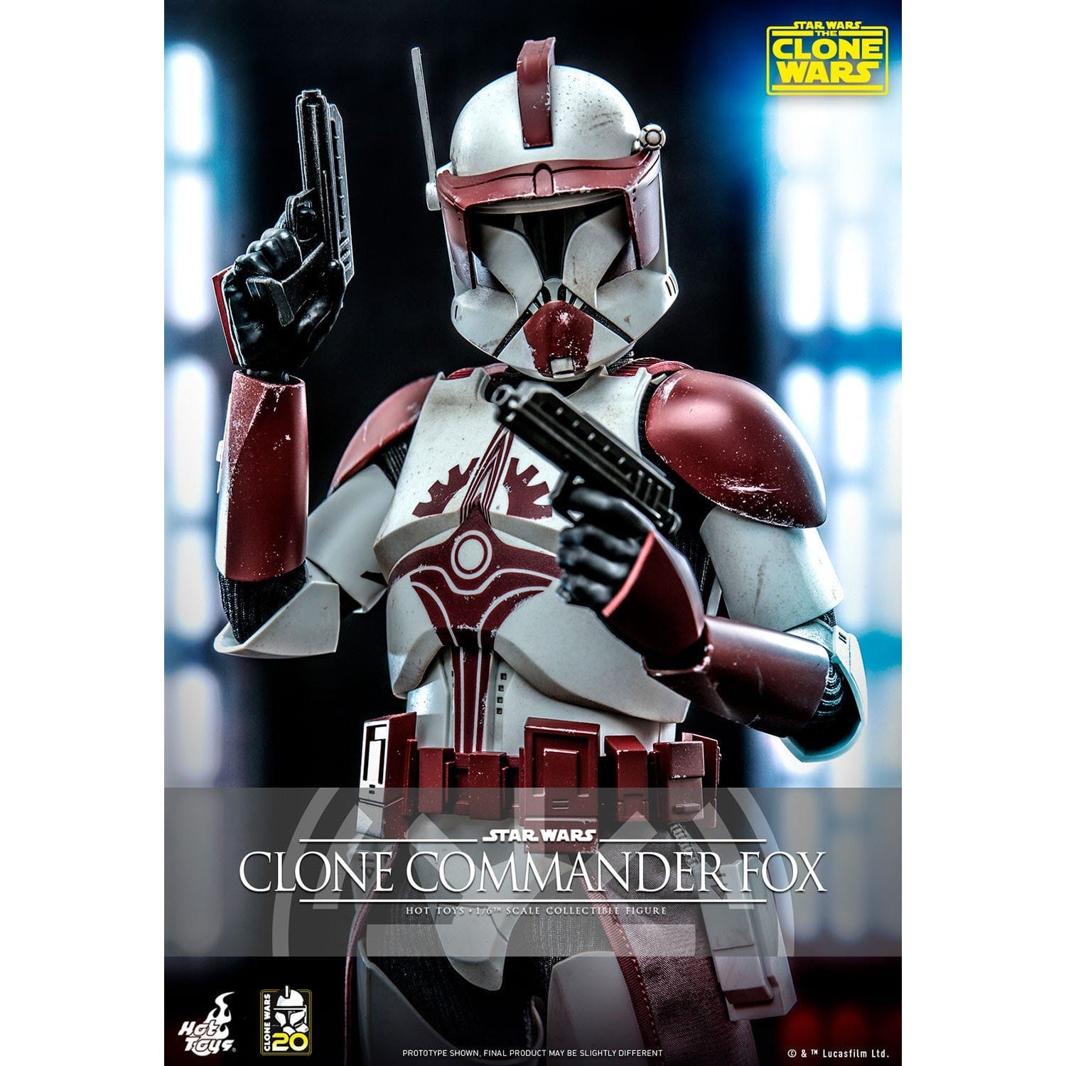 Star Wars: Clone Commander Fox (The Clone Wars) 1/6-Actionfiguren-Hot Toys-Mighty Underground