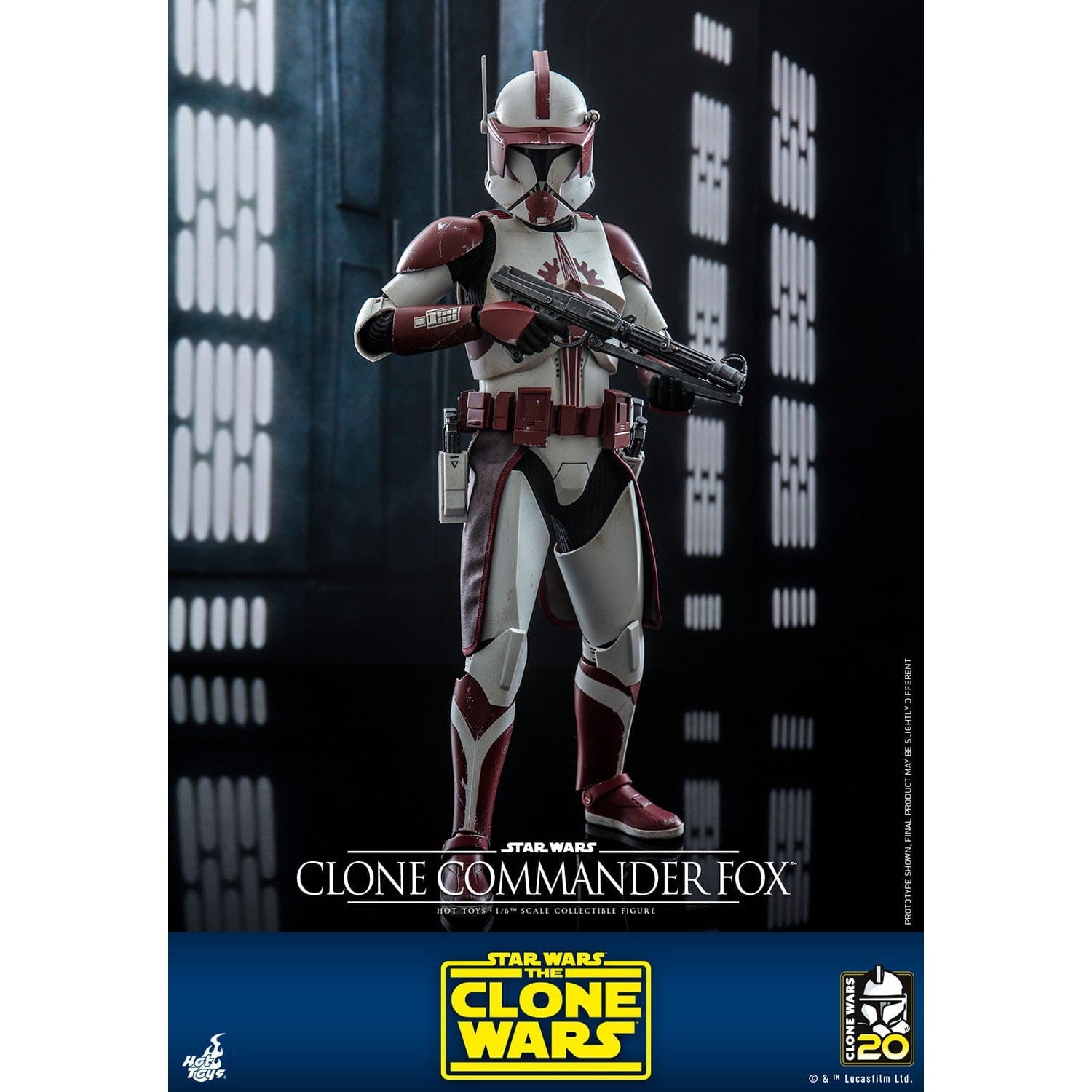 Star Wars: Clone Commander Fox (The Clone Wars) 1/6-Actionfiguren-Hot Toys-Mighty Underground