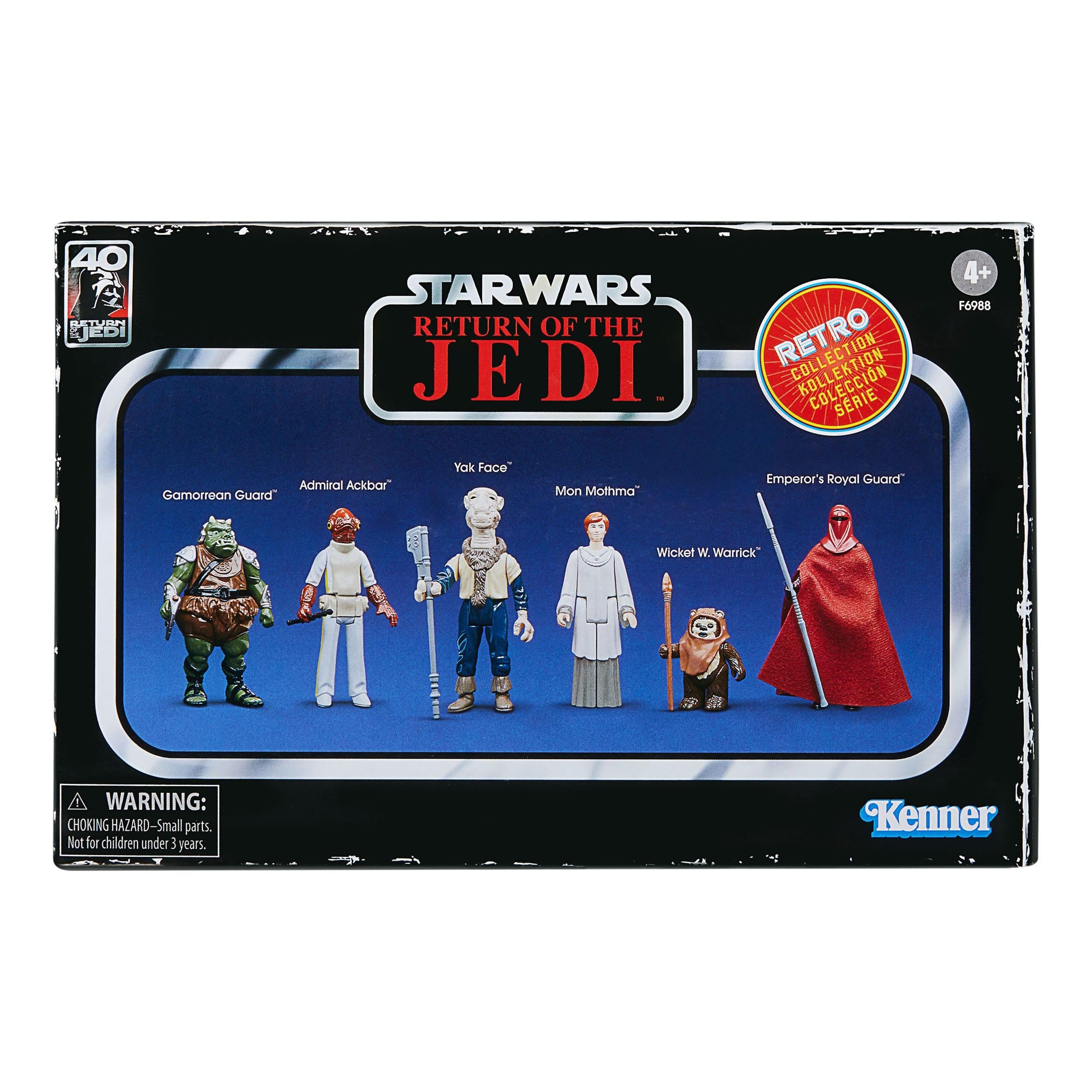 Star Wars Retro Collection: Episode VI 6-Pack - 10 cm-Actionfiguren-Hasbro-Mighty Underground