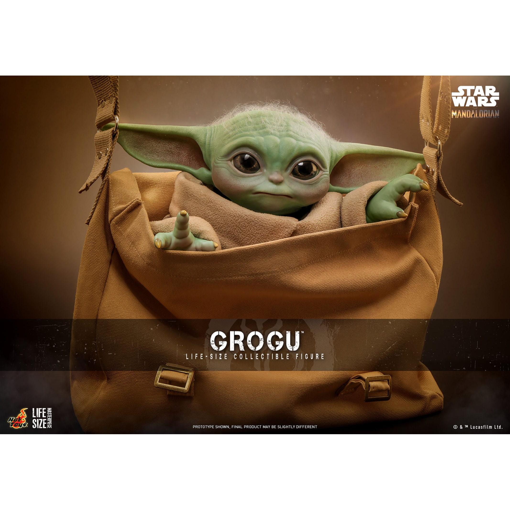 Star Wars: The Mandalorian - Grogu - Life Sized Figure-Actionfiguren-Hot Toys-Mighty Underground