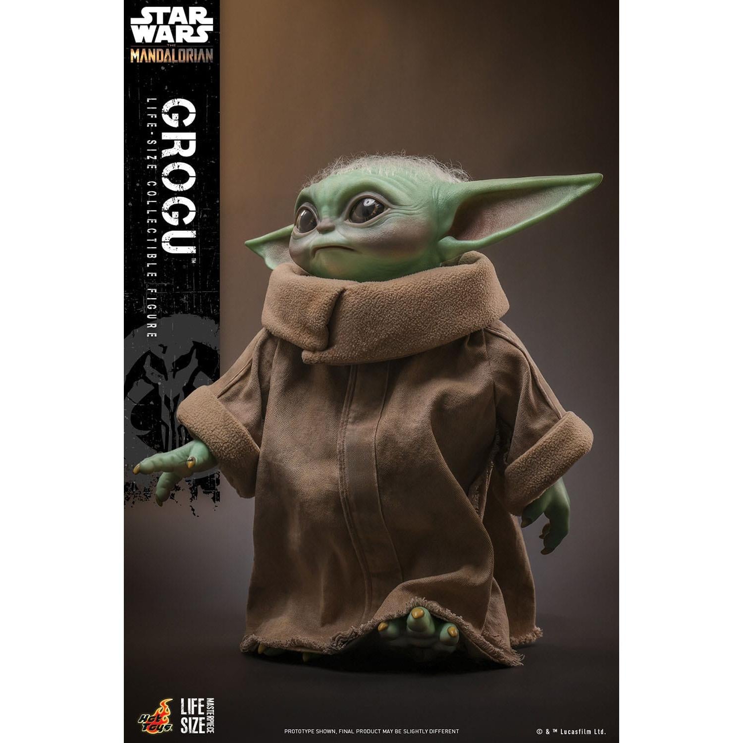 Star Wars: The Mandalorian - Grogu - Life Sized Figure-Actionfiguren-Hot Toys-Mighty Underground