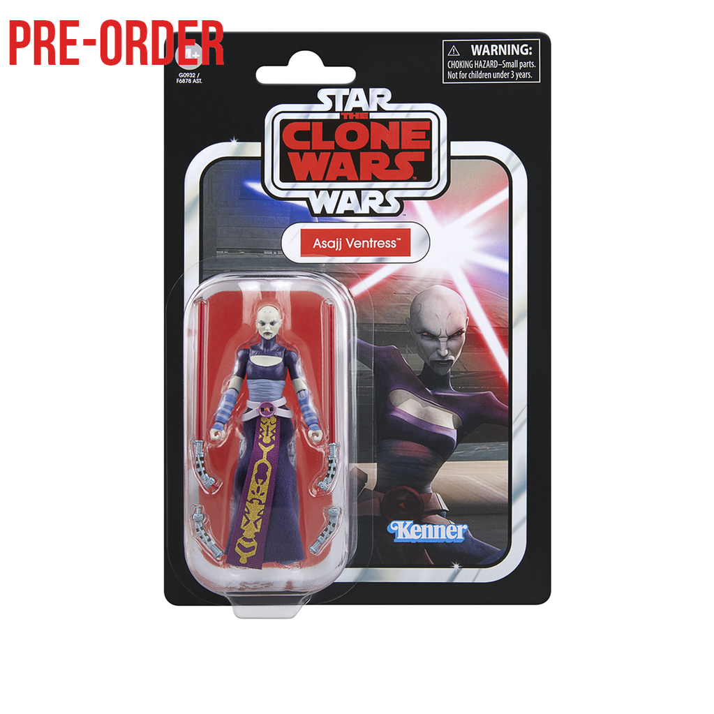 Star Wars Vintage Collection: Asajj Ventress (The Clone Wars) - 10 cm-Actionfiguren-Hasbro-Mighty Underground