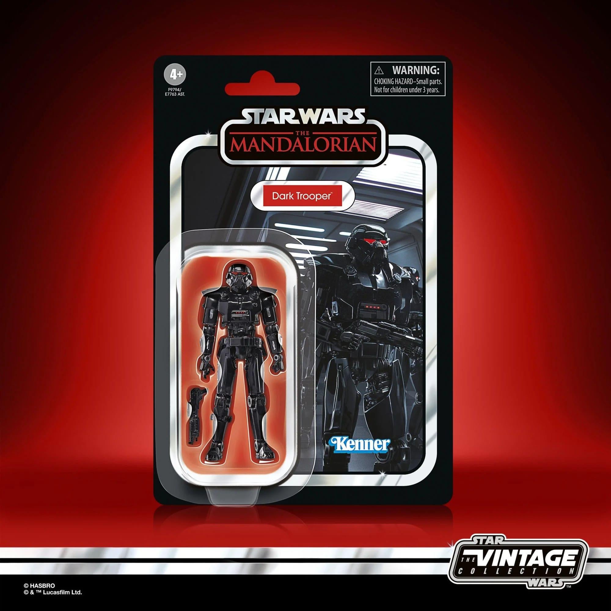 Star Wars Vintage Collection: Dark Trooper (The Mandalorian) - 10 cm-Actionfiguren-Hasbro-Mighty Underground