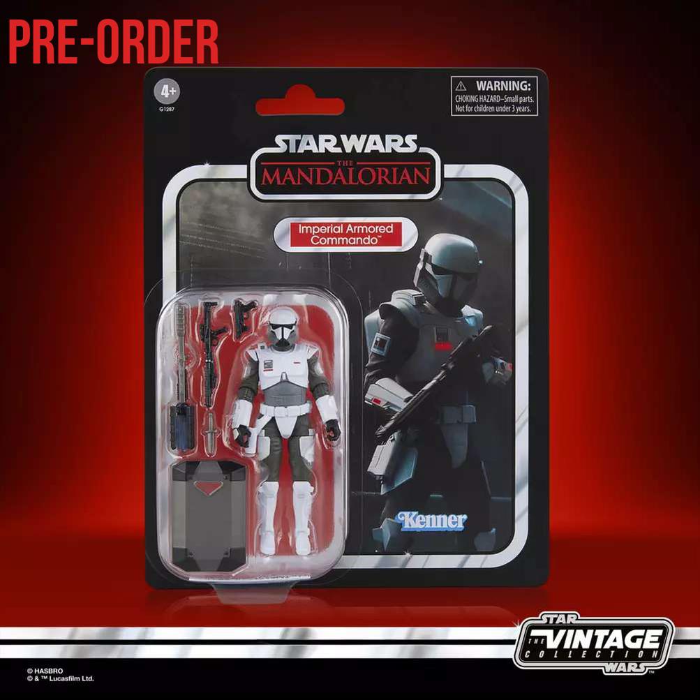 Star Wars Vintage Collection: Imperial Armored Commando (The Mandalorian) - 10 cm-Actionfiguren-Hasbro-Mighty Underground