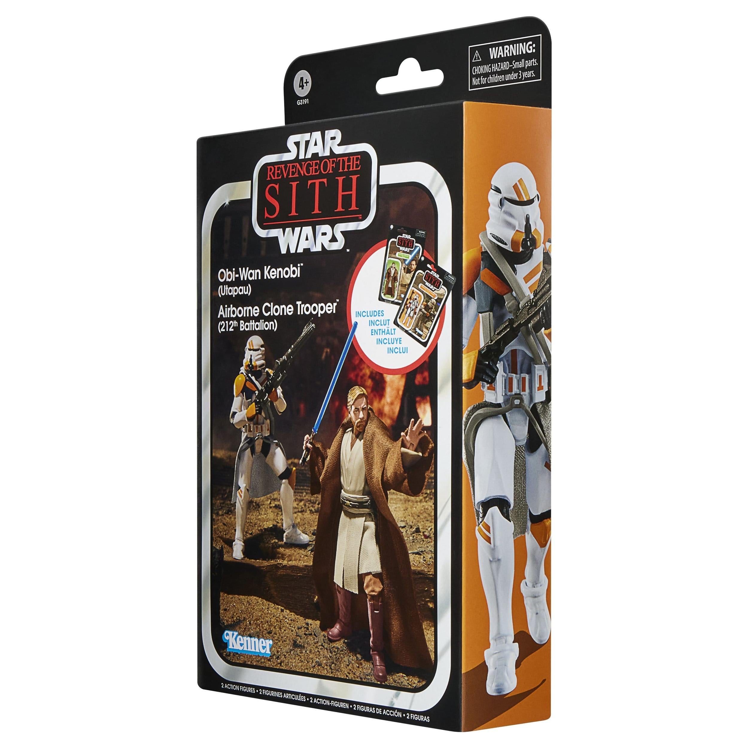 Star Wars Vintage Collection: Obi-Wan Kenobi & Airborne Clone Trooper (Ep III) 2-Pack - 10 cm-Actionfiguren-Hasbro-Mighty Underground