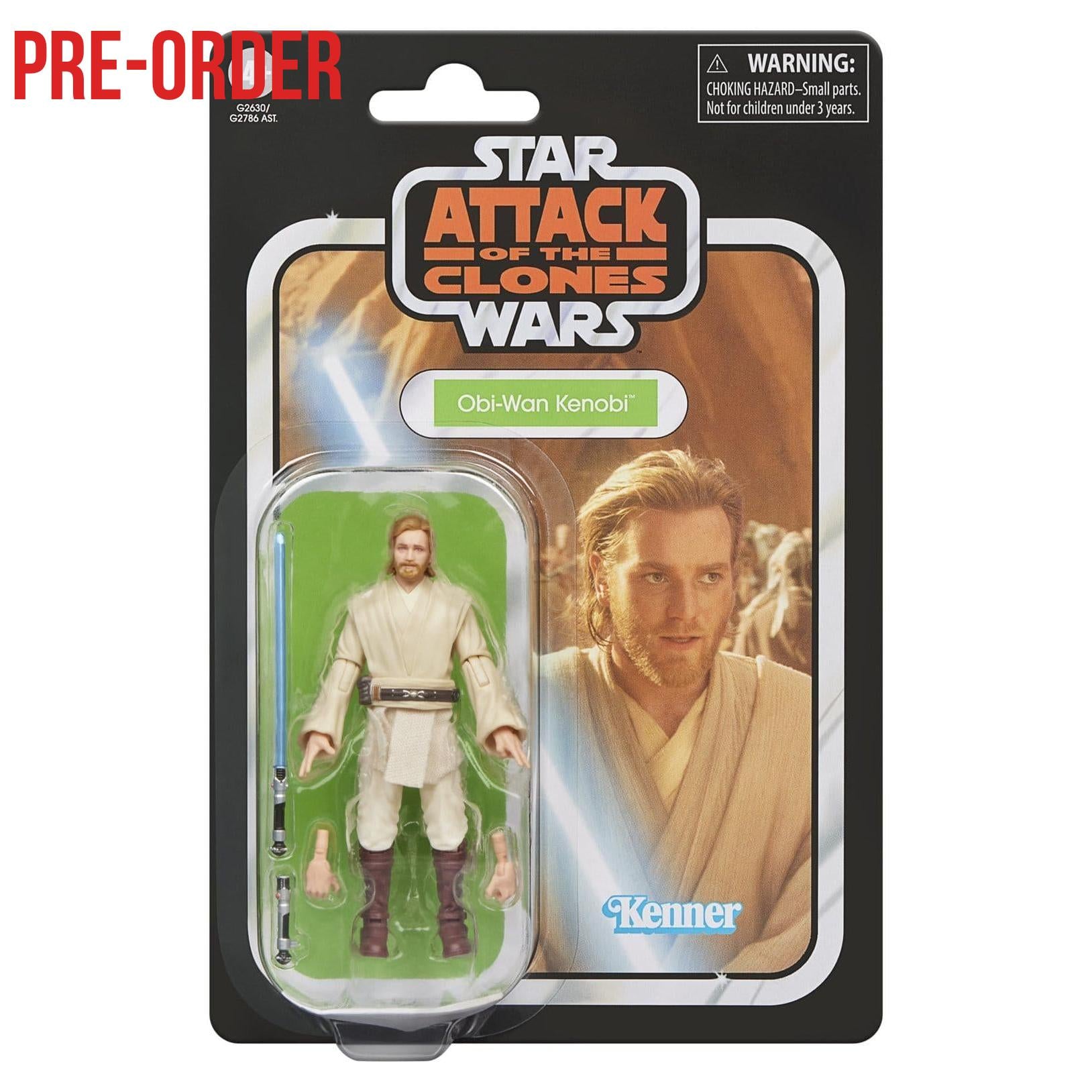Star Wars Vintage Collection: Obi-Wan Kenobi (Attack of the Clones) - 10 cm-Actionfiguren-Hasbro-Mighty Underground