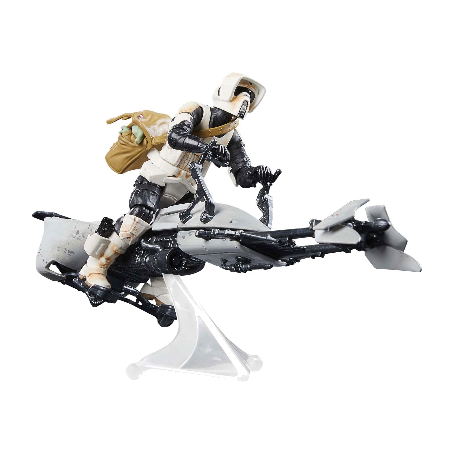 Star Wars Vintage Collection: Speeder Bike with Scout Trooper & Grogu (The Mandalorian) - 10 cm-Actionfiguren-Hasbro-Mighty Underground