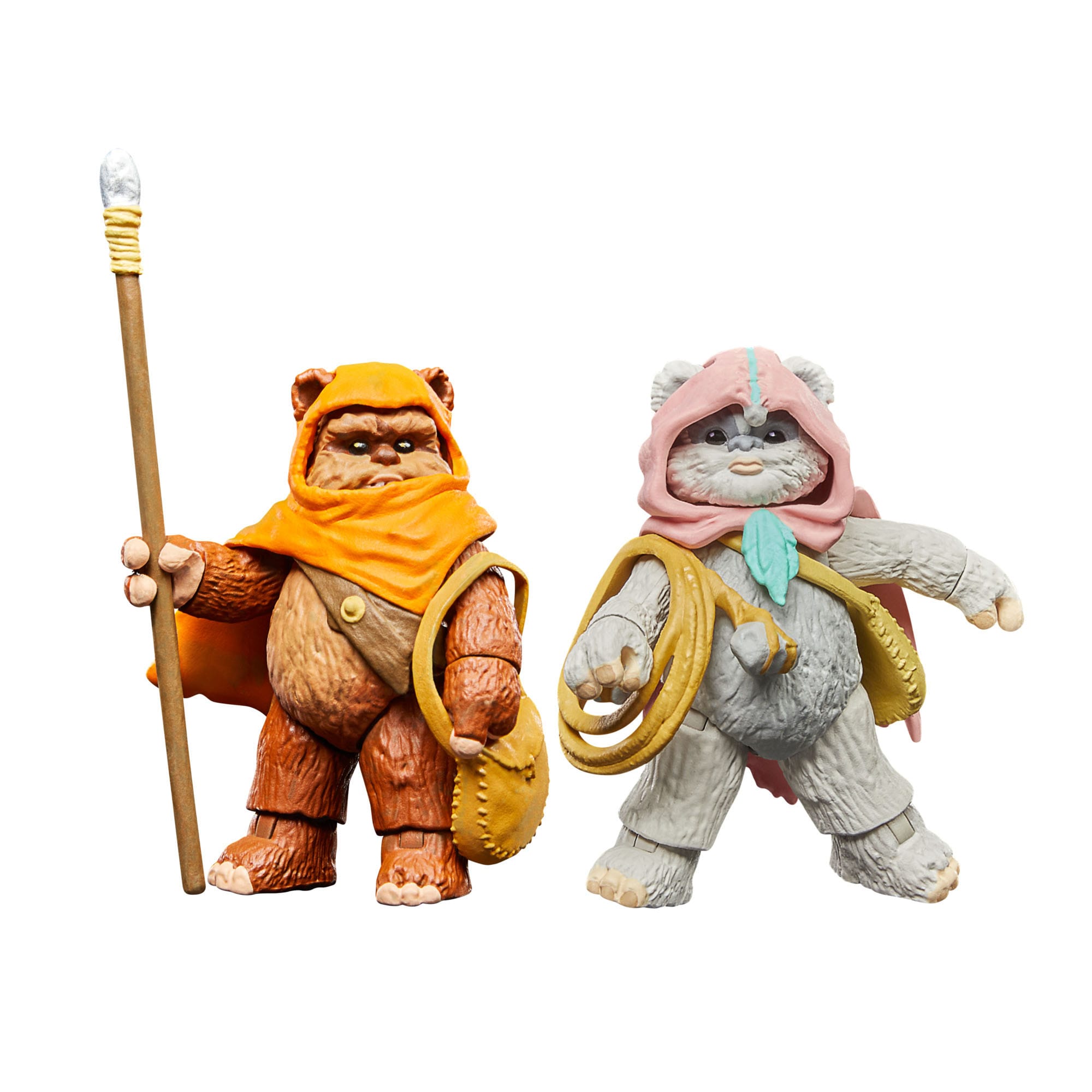 Star Wars Vintage Collection: Wicket W Warrick & Kneesaa (Ewoks) - 10 cm-Actionfiguren-Hasbro-Mighty Underground